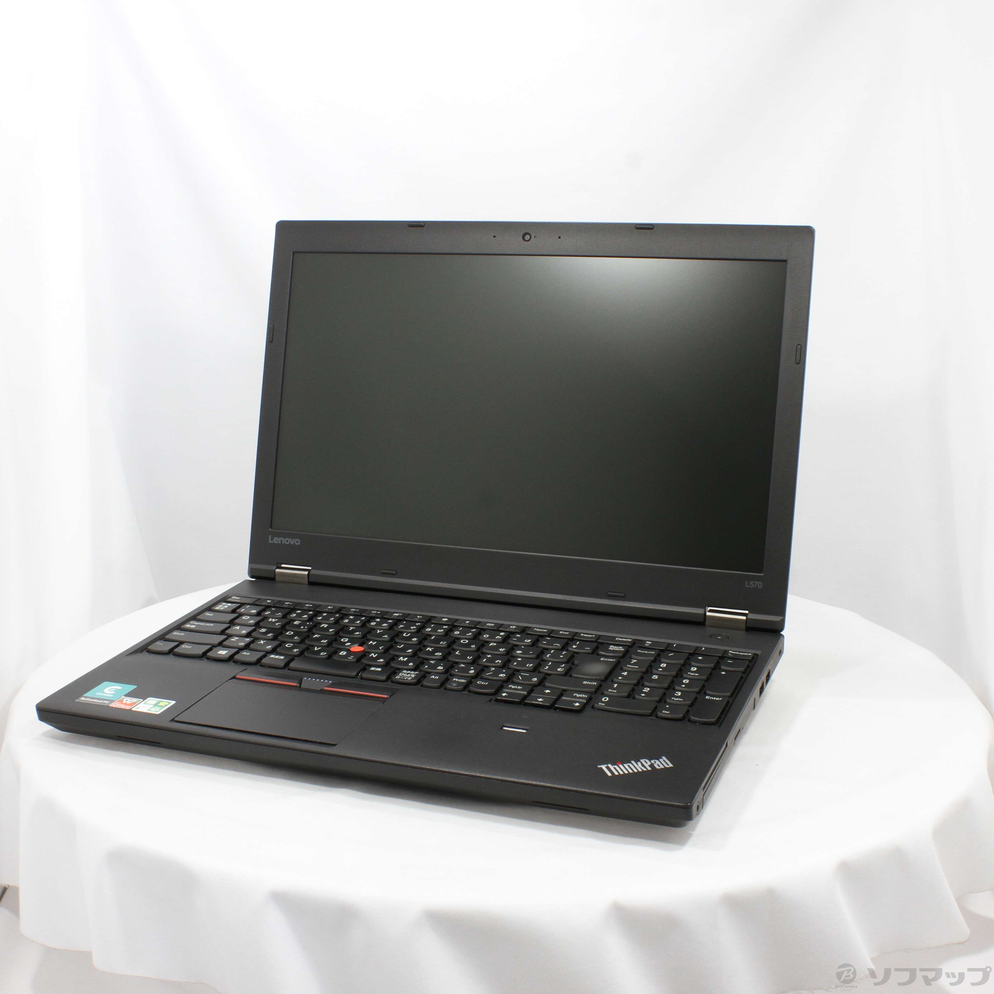中古】格安安心パソコン ThinkPad L570 20JRS0Y400 〔Windows 10 ...