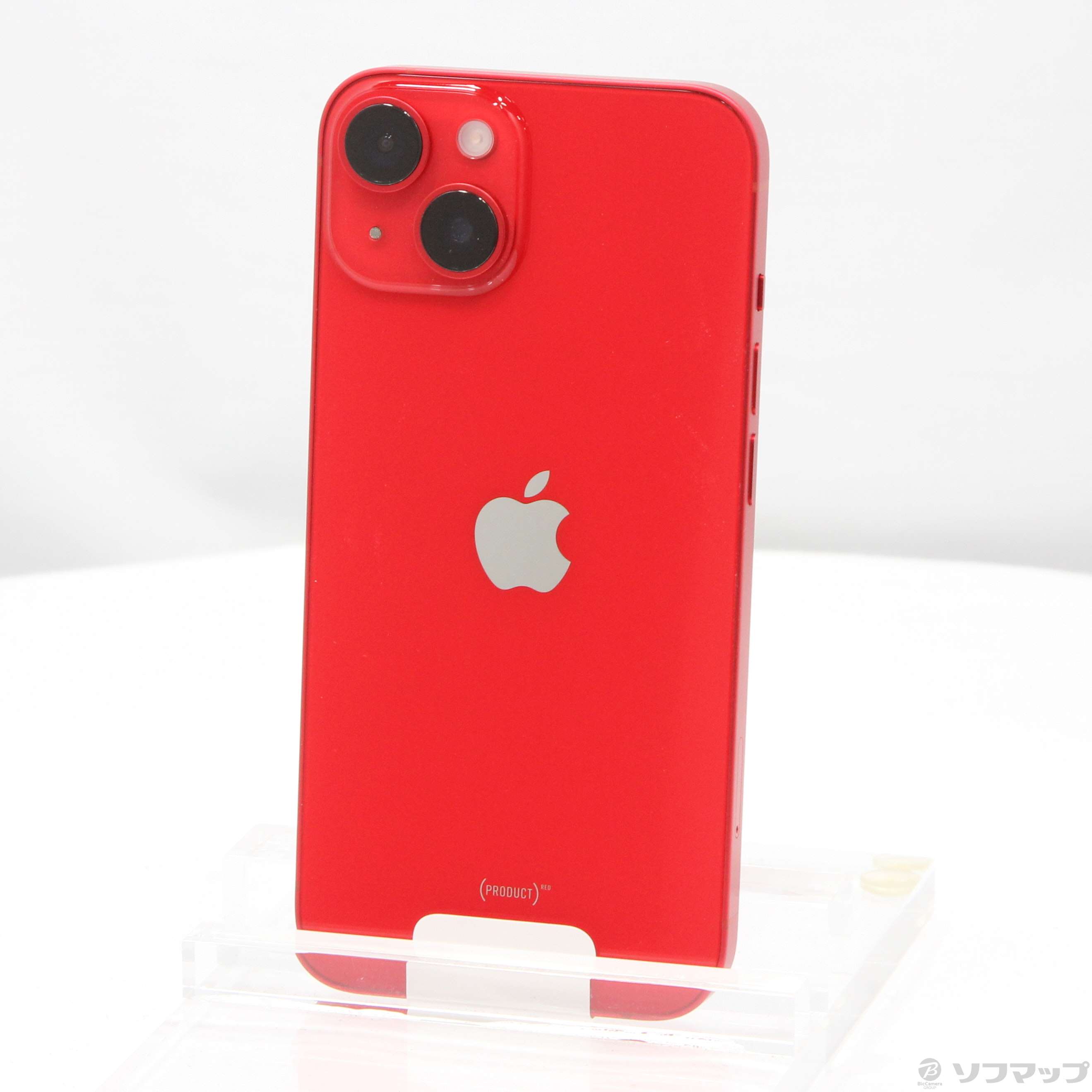 【中古】iPhone14 128GB プロダクトレッド MPV93J／A SIMフリー 