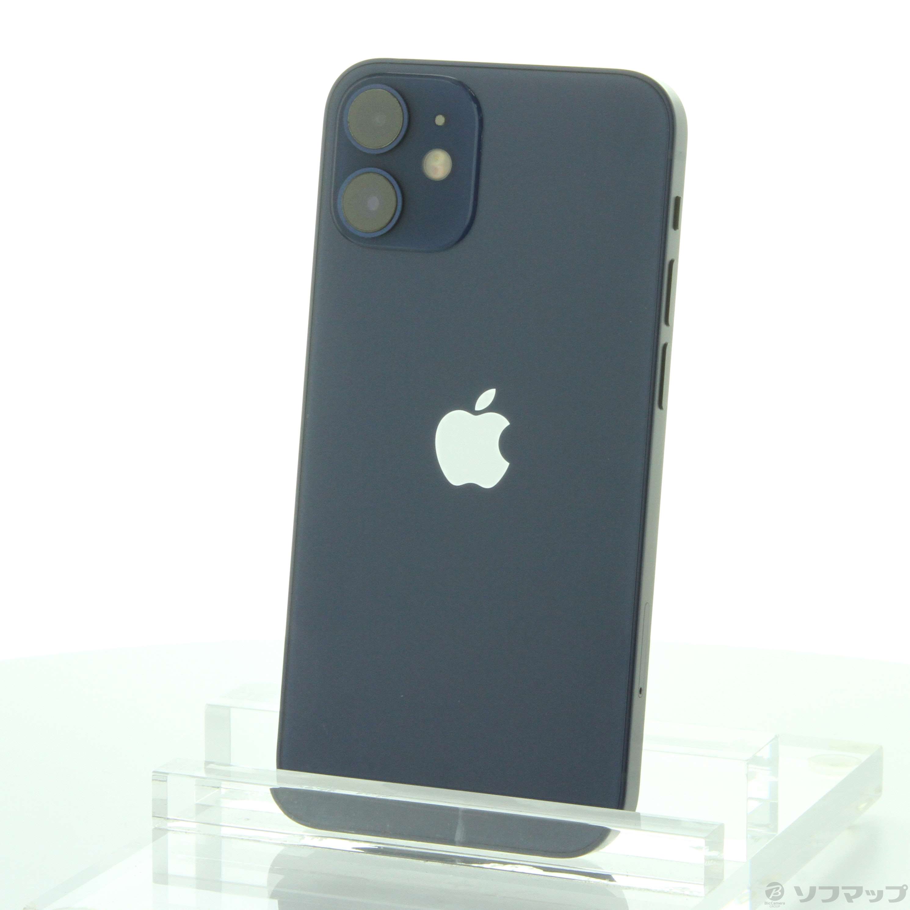 中古】iPhone12 mini 128GB ブルー MGDP3J／A SIMフリー