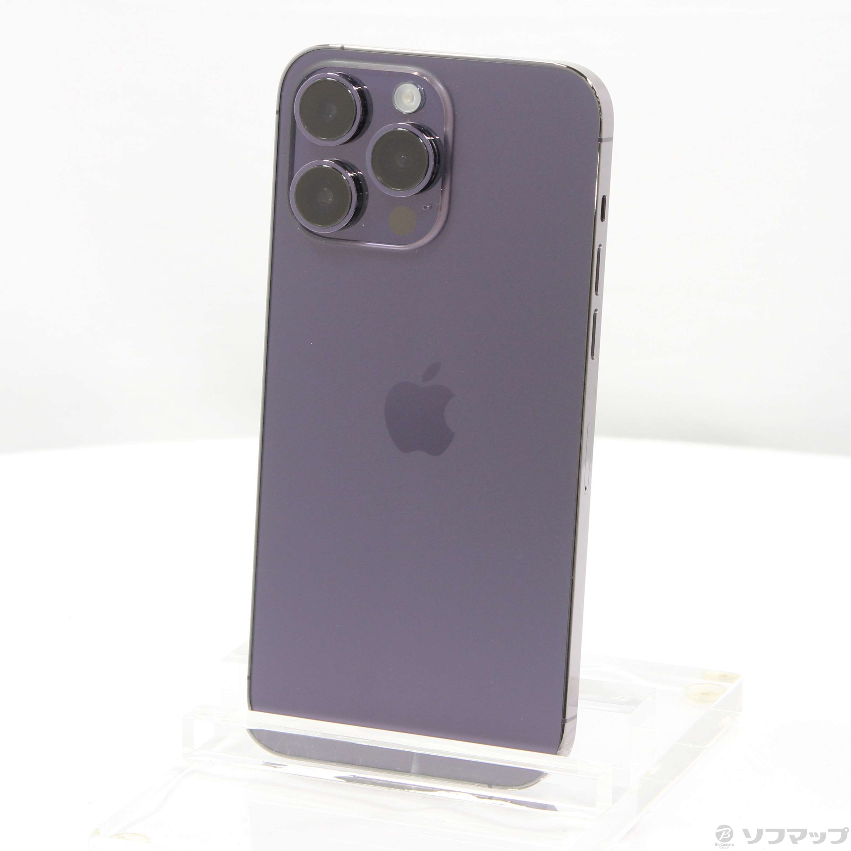 中古】iPhone14 Pro Max 256GB ディープパープル MQ9E3J／A SIMフリー 
