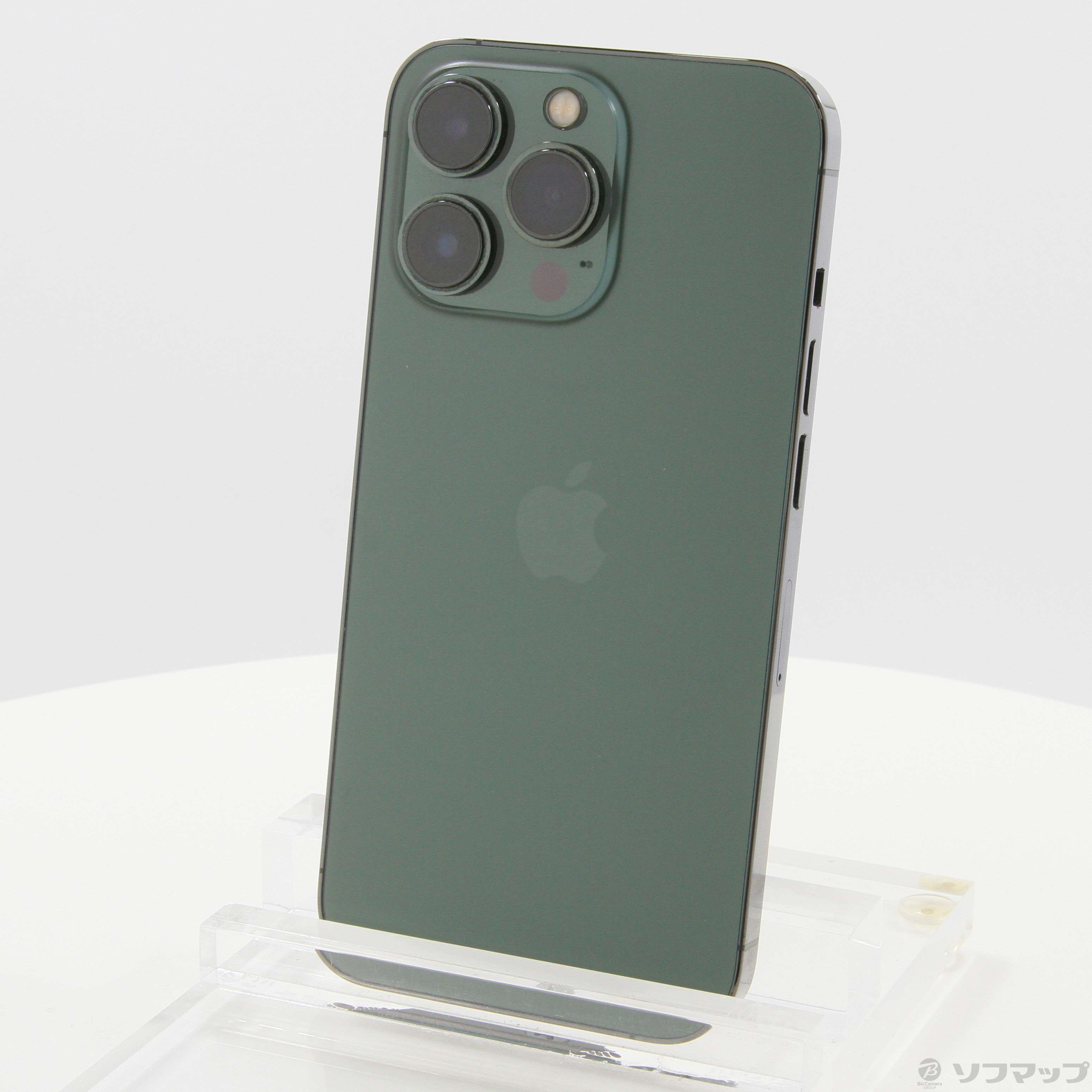 【中古】セール対象品 iPhone13 Pro 128GB アルパイングリーン MNDX3J／A SIMフリー [2133051229514] -  リコレ！|ビックカメラグループ ソフマップの中古通販サイト