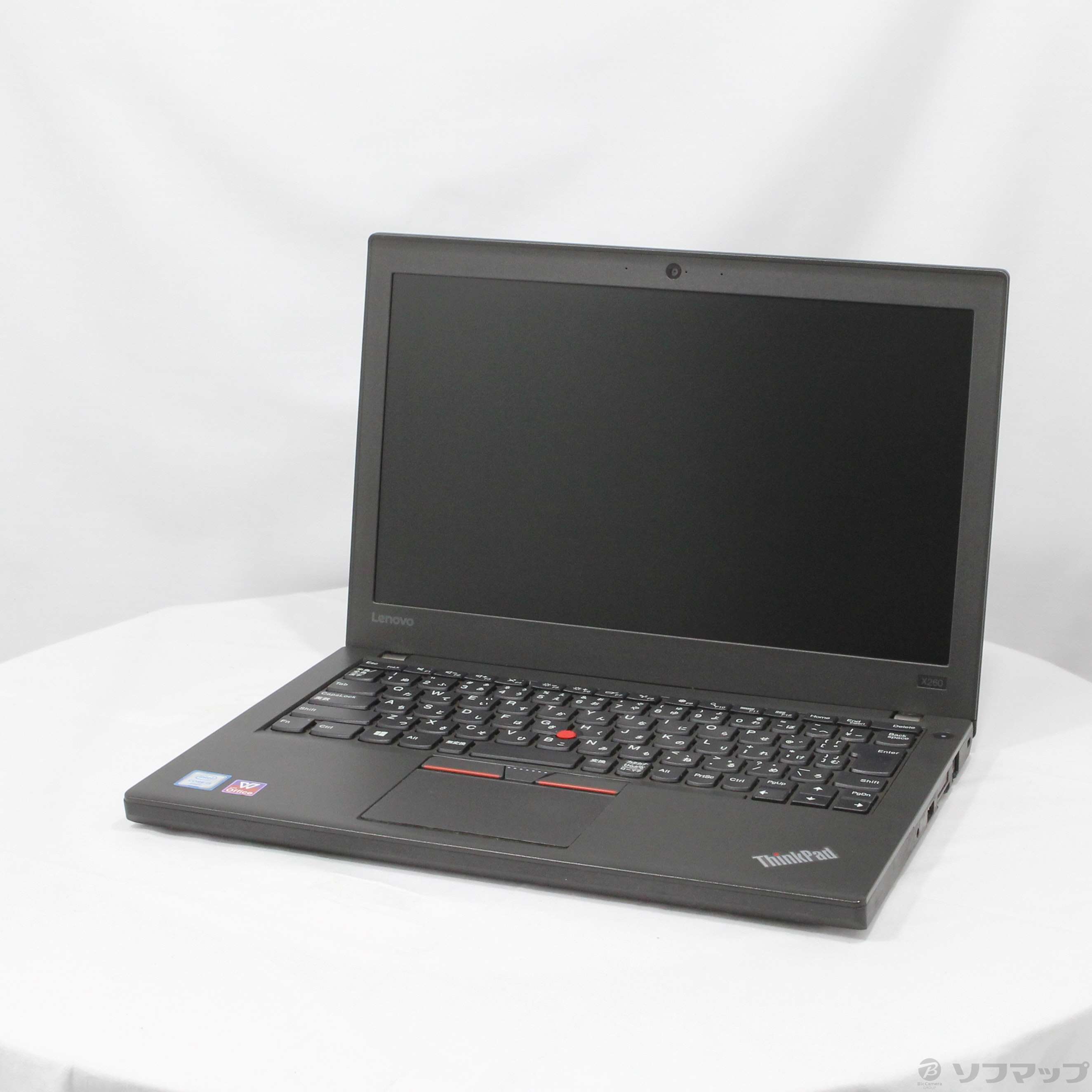 中古】ThinkPad X260 20F5CTO1WW 〔Windows 10〕 ［Core-i5-6200U  (2.3GHz)／8GB／SSD256GB／12.5インチワイド］ [2133051340066] - リコレ！|ビックカメラグループ  ソフマップの中古通販サイト