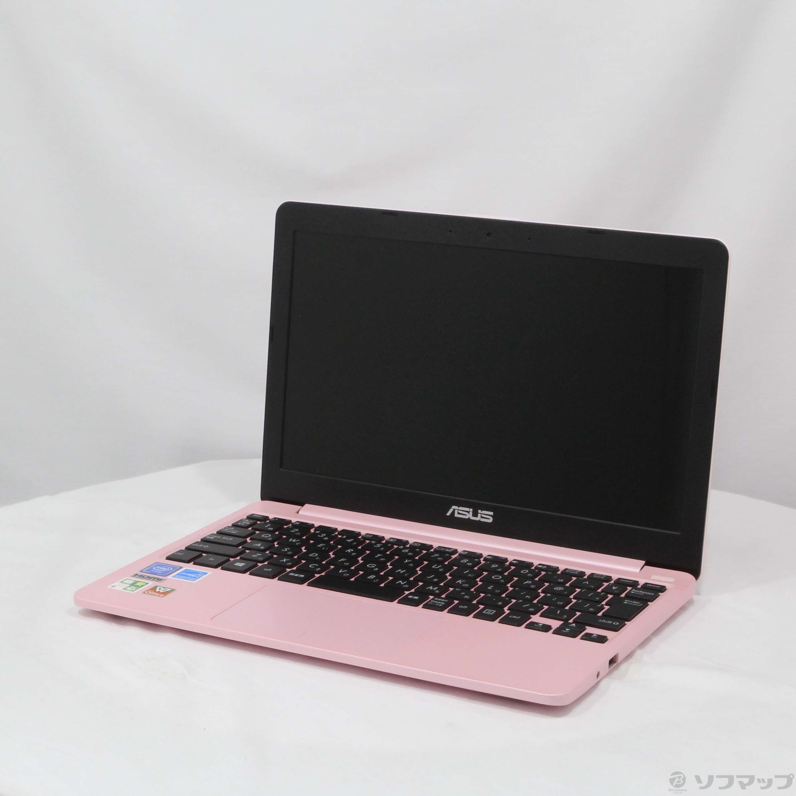 【美品】ASUS VivoBook ピンクE203NA-464P 外箱、カバー付 中古】格安安心パソコン VivoBook E203NA E203NA-464P ペタル