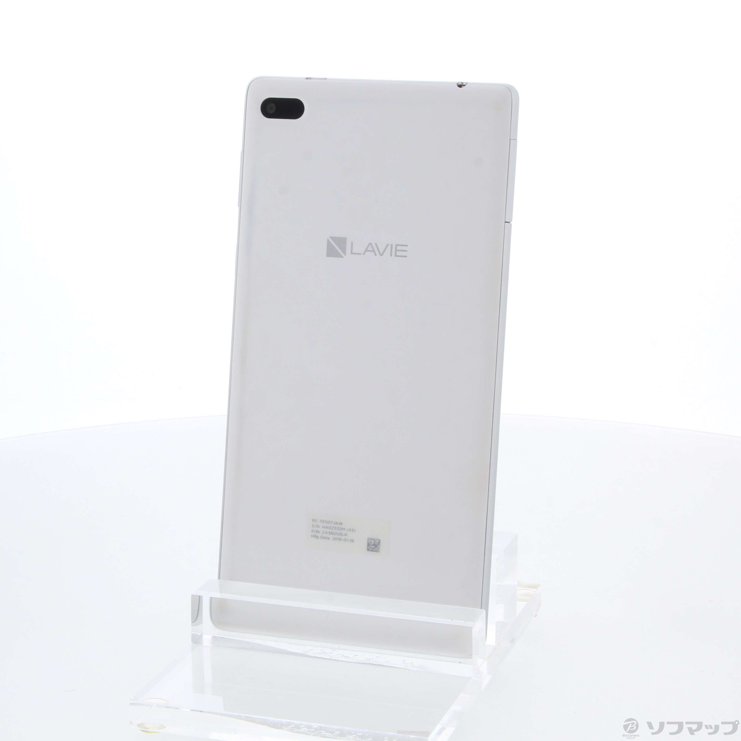 中古】LaVie Tab E TE507／JAW 16GB ホワイト PC-TE507JAW Wi-Fi