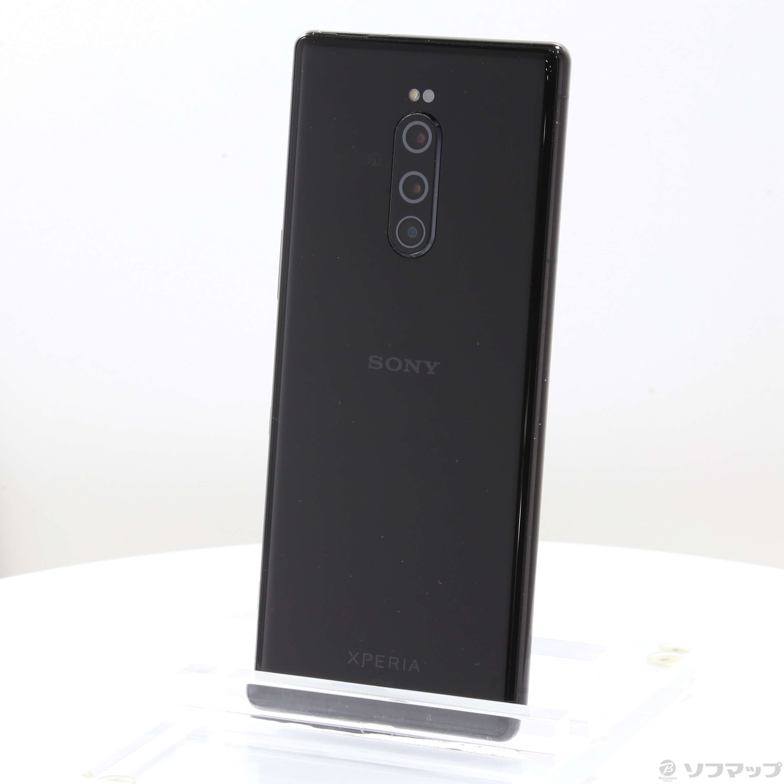 中古】Xperia 1 64GB ブラック SOV40 auロック解除SIMフリー [2133051965917] - リコレ！|ビックカメラグループ  ソフマップの中古通販サイト