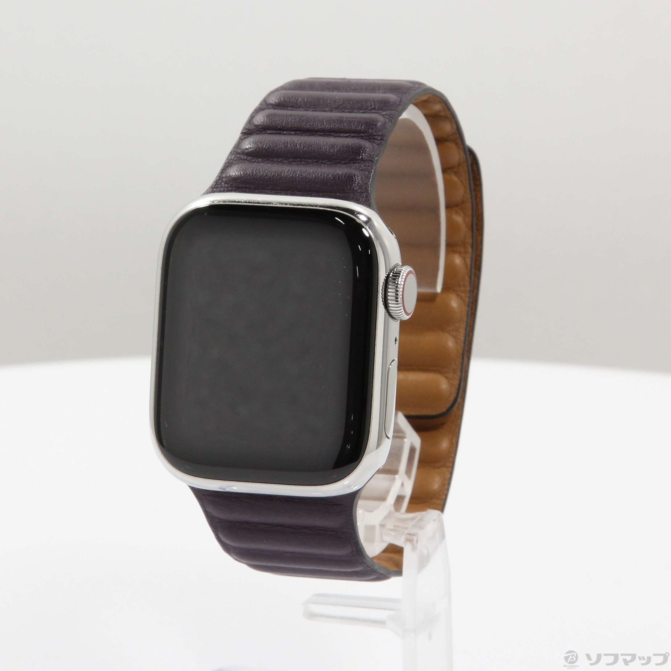 【中古】Apple Watch Series 7 GPS + Cellular 41mm ステンレススチールケース ミッドナイトレザーリンク  [2133051982518] - リコレ！|ビックカメラグループ ソフマップの中古通販サイト