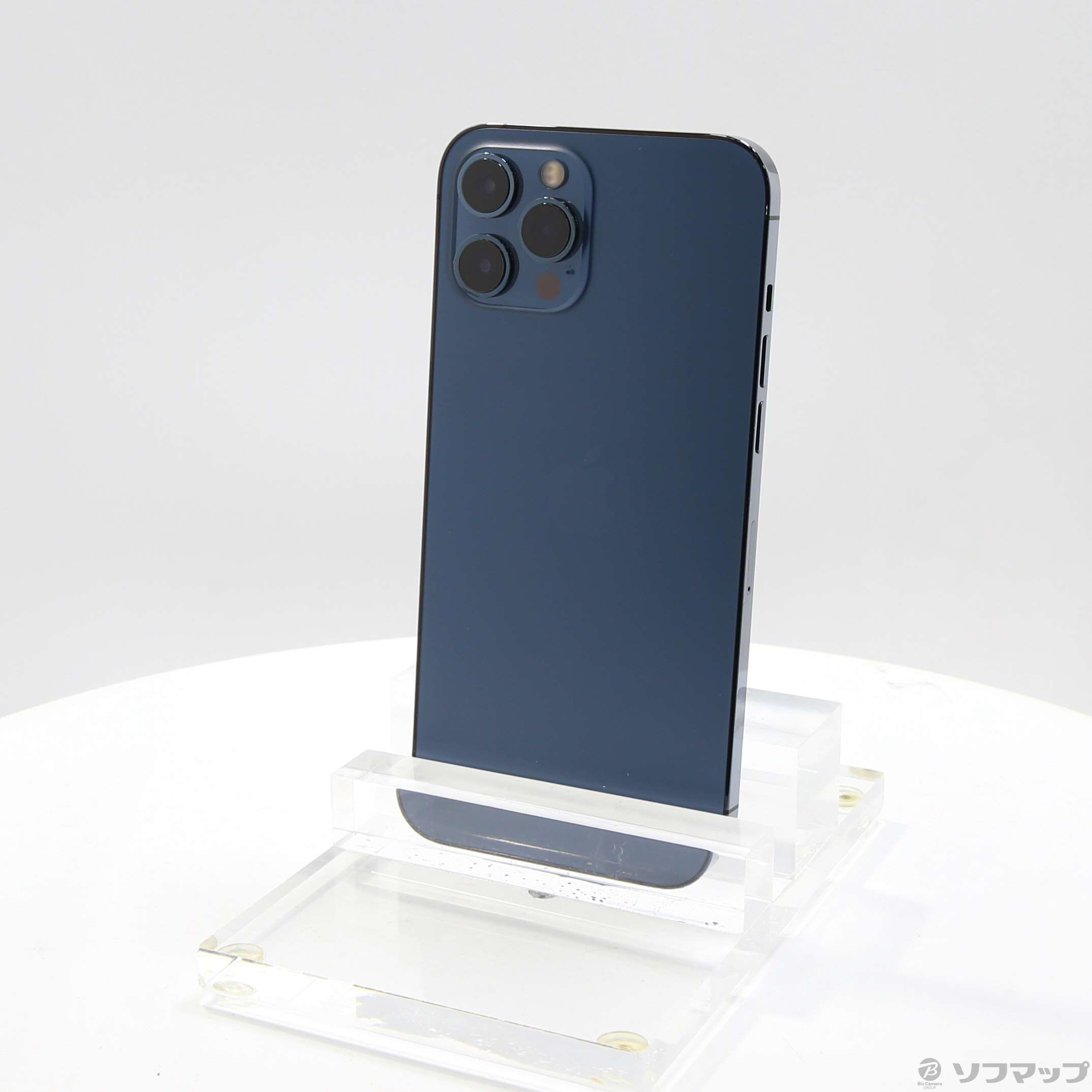 中古】iPhone12 Pro Max 128GB パシフィックブルー MGCX3J／A SIM