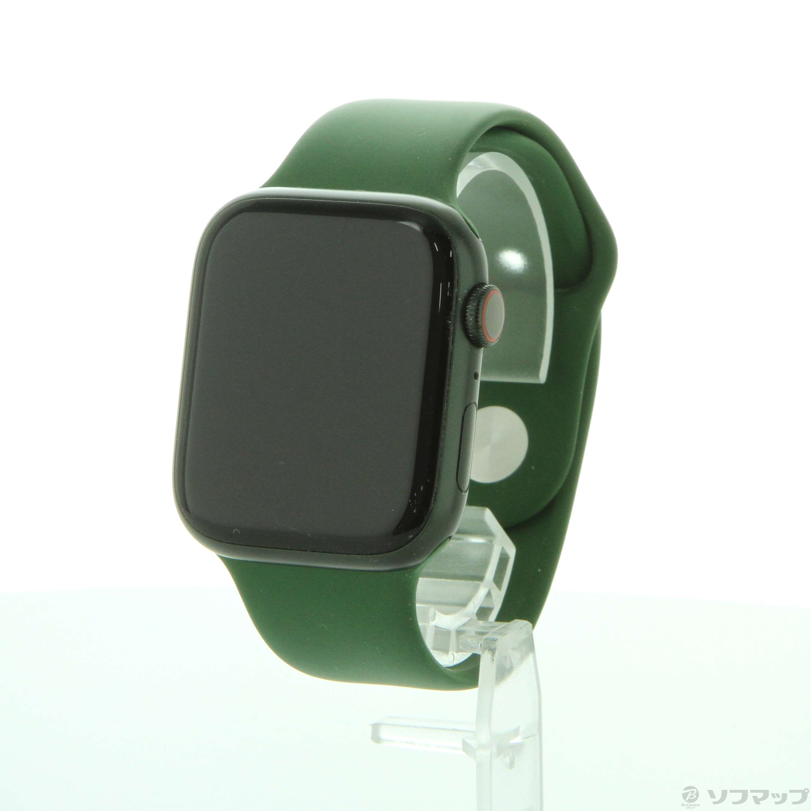 【中古】Apple Watch Series 7 GPS + Cellular 45mm グリーンアルミニウムケース クローバースポーツバンド  [2133052388234] - リコレ！|ビックカメラグループ ソフマップの中古通販サイト