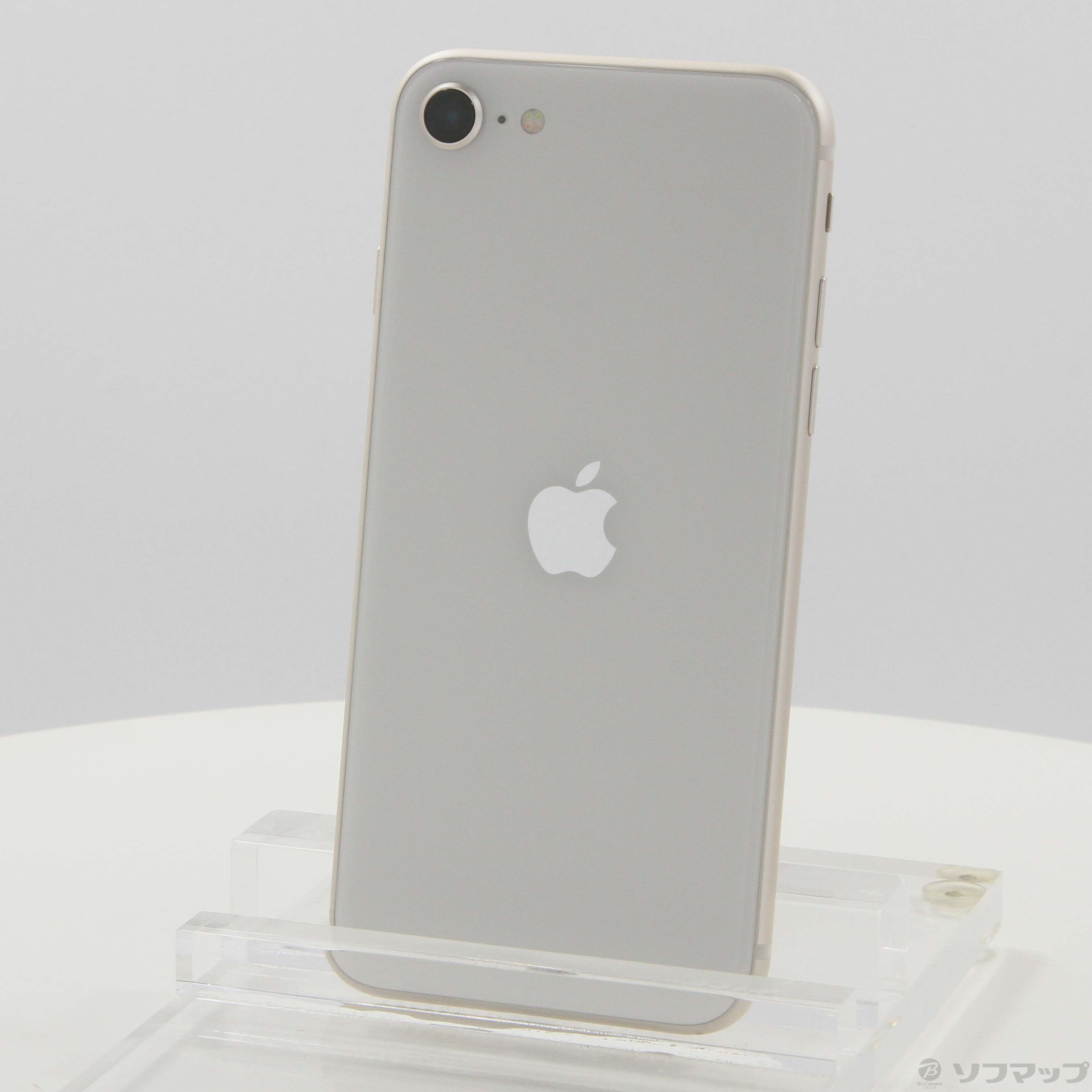 【中古】iPhone SE 第3世代 64GB スターライト MMYD3J／A SIM 