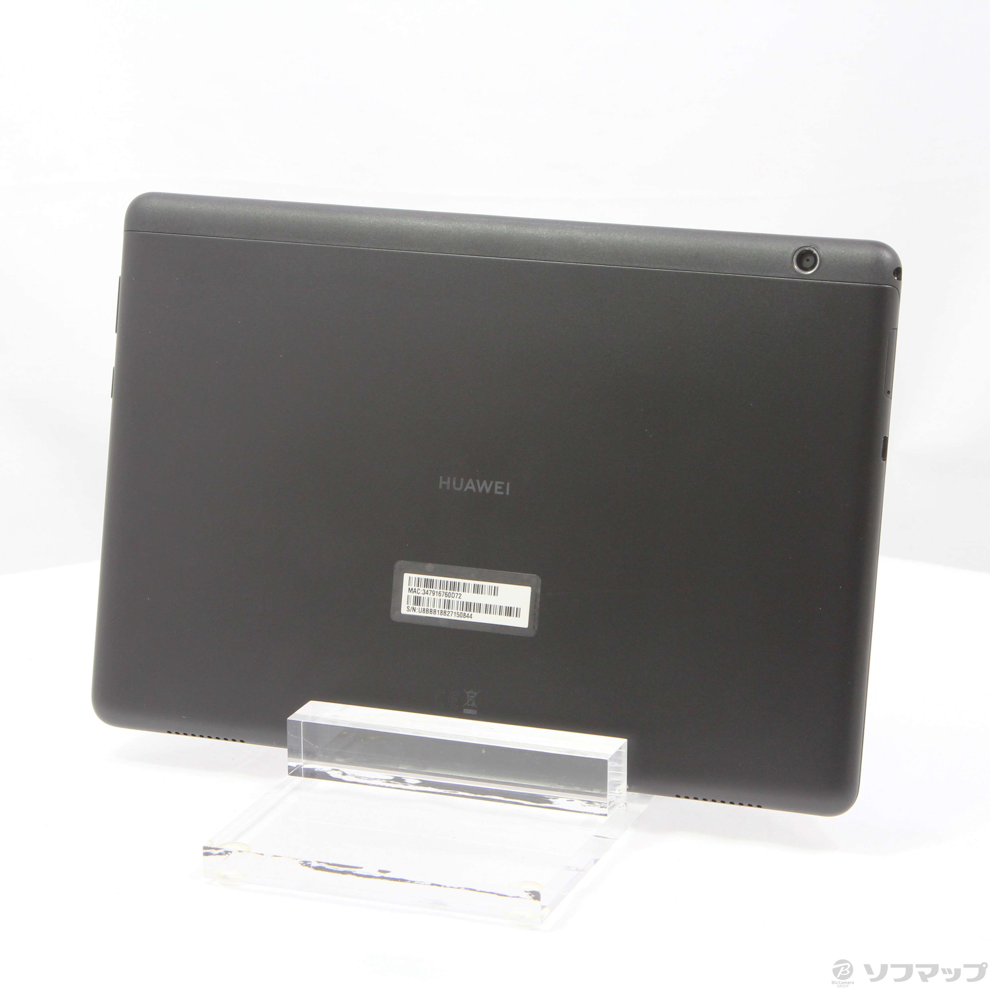 中古】MediaPad T5 10 J:COM 32GB ブラック AGS2-W09 Wi-Fi ...