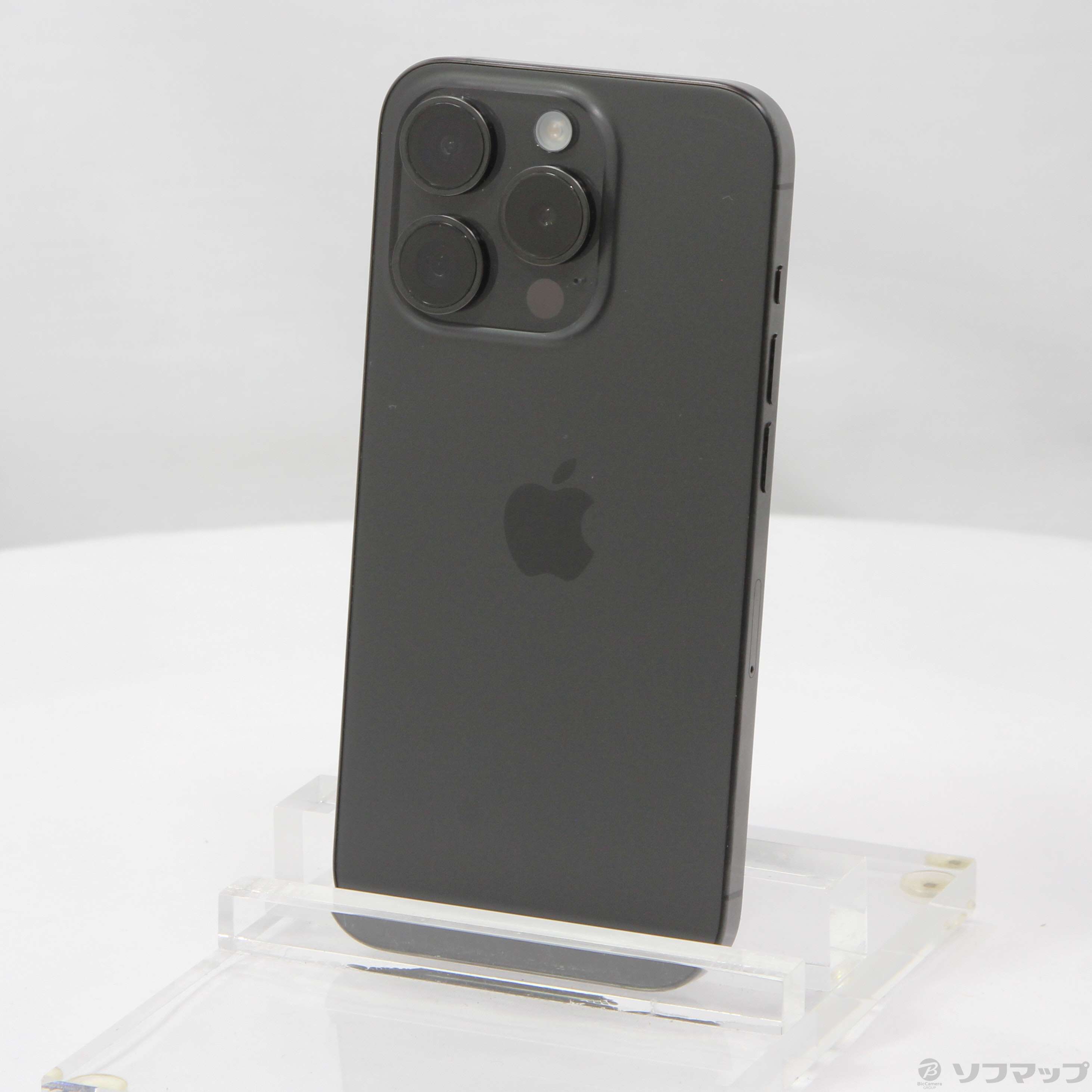 【中古】iPhone15 Pro 128GB ブラックチタニウム MTU73J／A SIM 