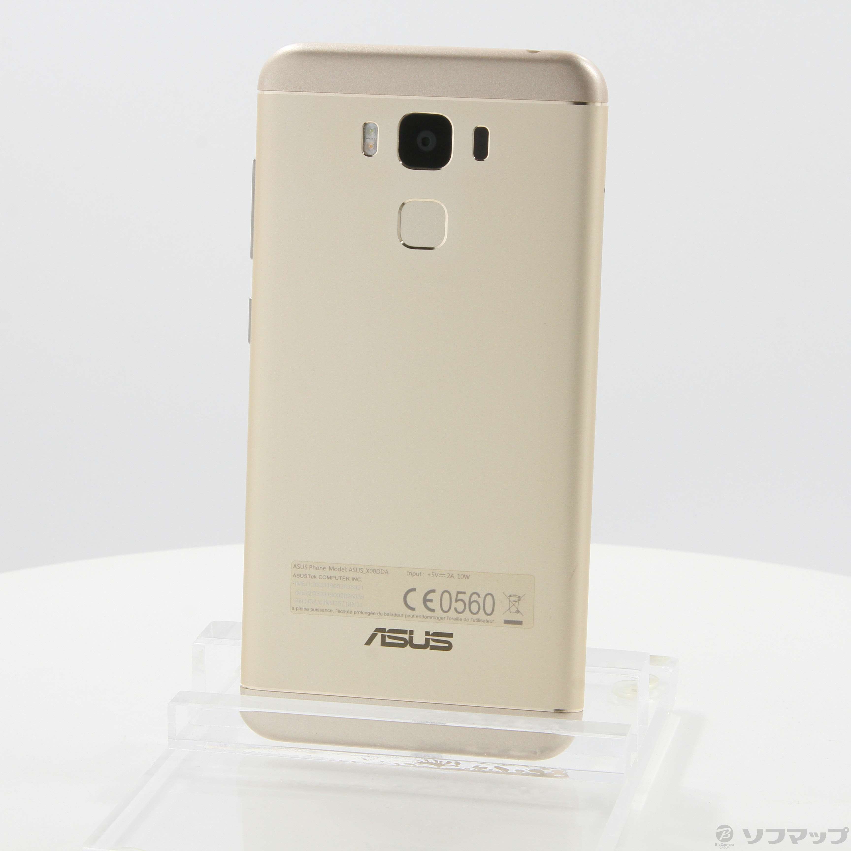 中古】ZenFone 3 Max 5.5 32GB ゴールド ZC553KL-GD32S3 SIMフリー
