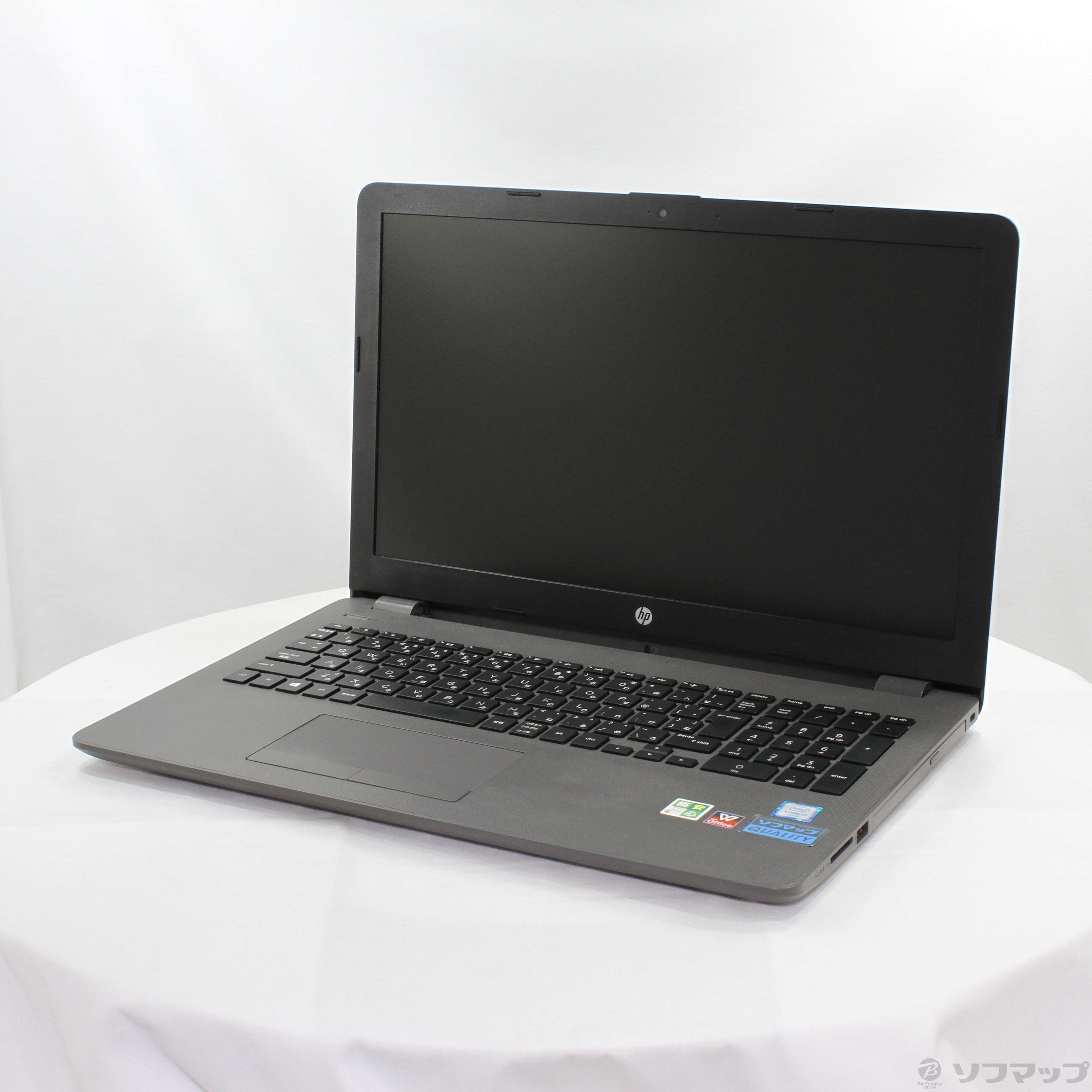 中古】格安安心パソコン HP 250 G6 1RR55PA#ABJ 〔Windows 10〕 ［Core-i3-6006U  (2GHz)／4GB／HDD500GB／15.6インチワイド］ [2133053196050] - 法人専用リコレ！|ソフマップの法人専用中古通販サイト