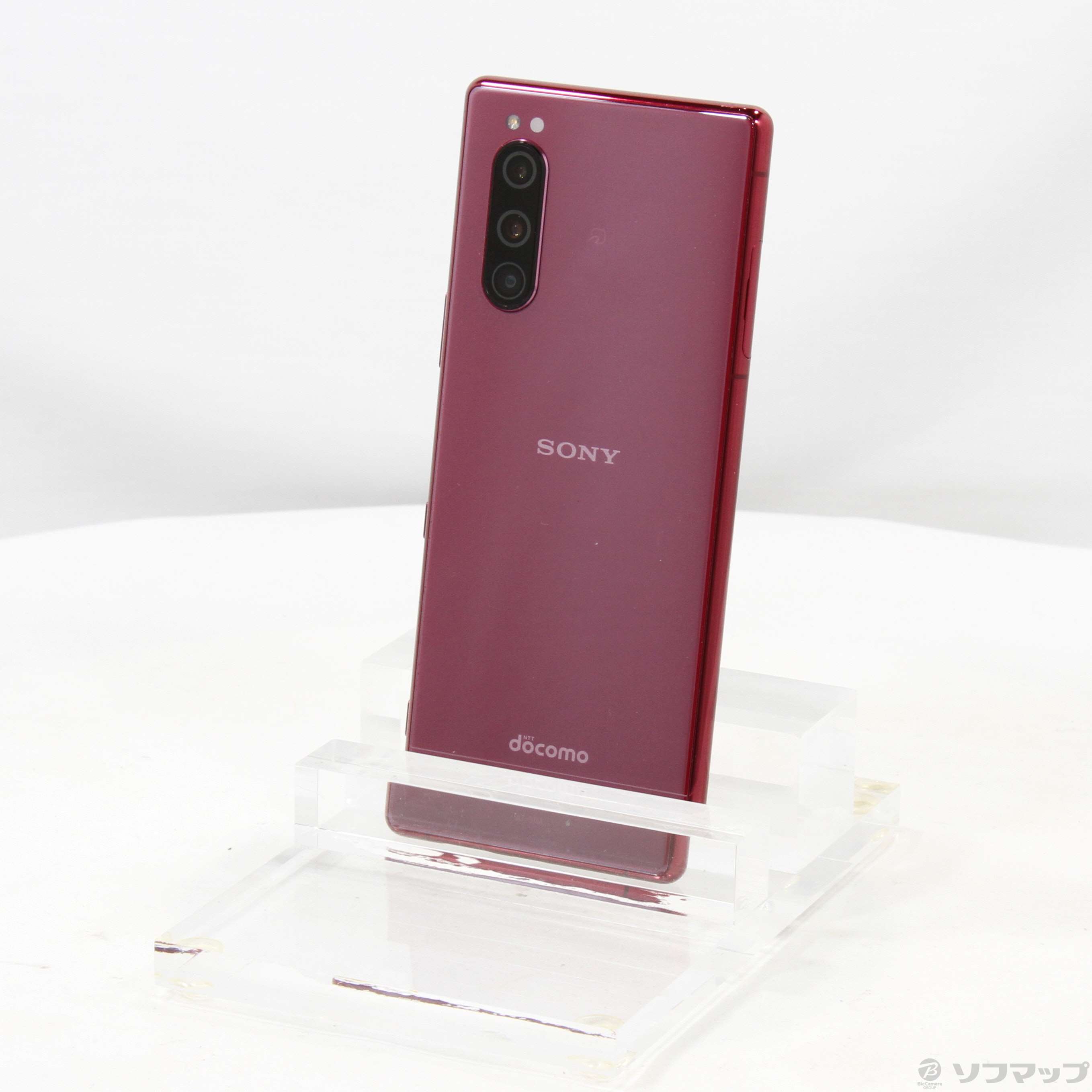 Xperia 5 64GB レッド SO-01M docomoロック解除SIMフリー