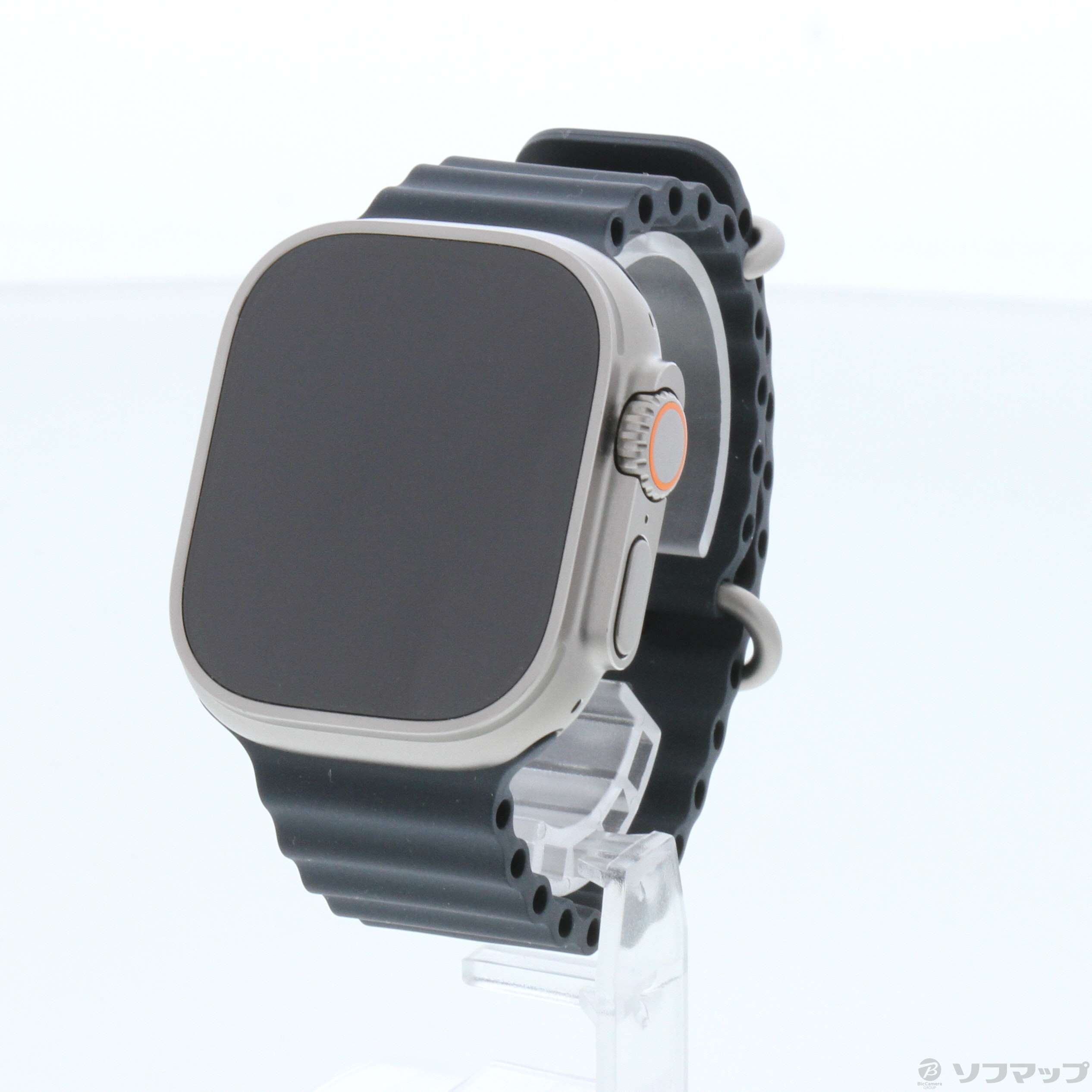 Apple Watch Ultra GPS + Cellular 49mm チタニウムケース ミッドナイトオーシャンバンド