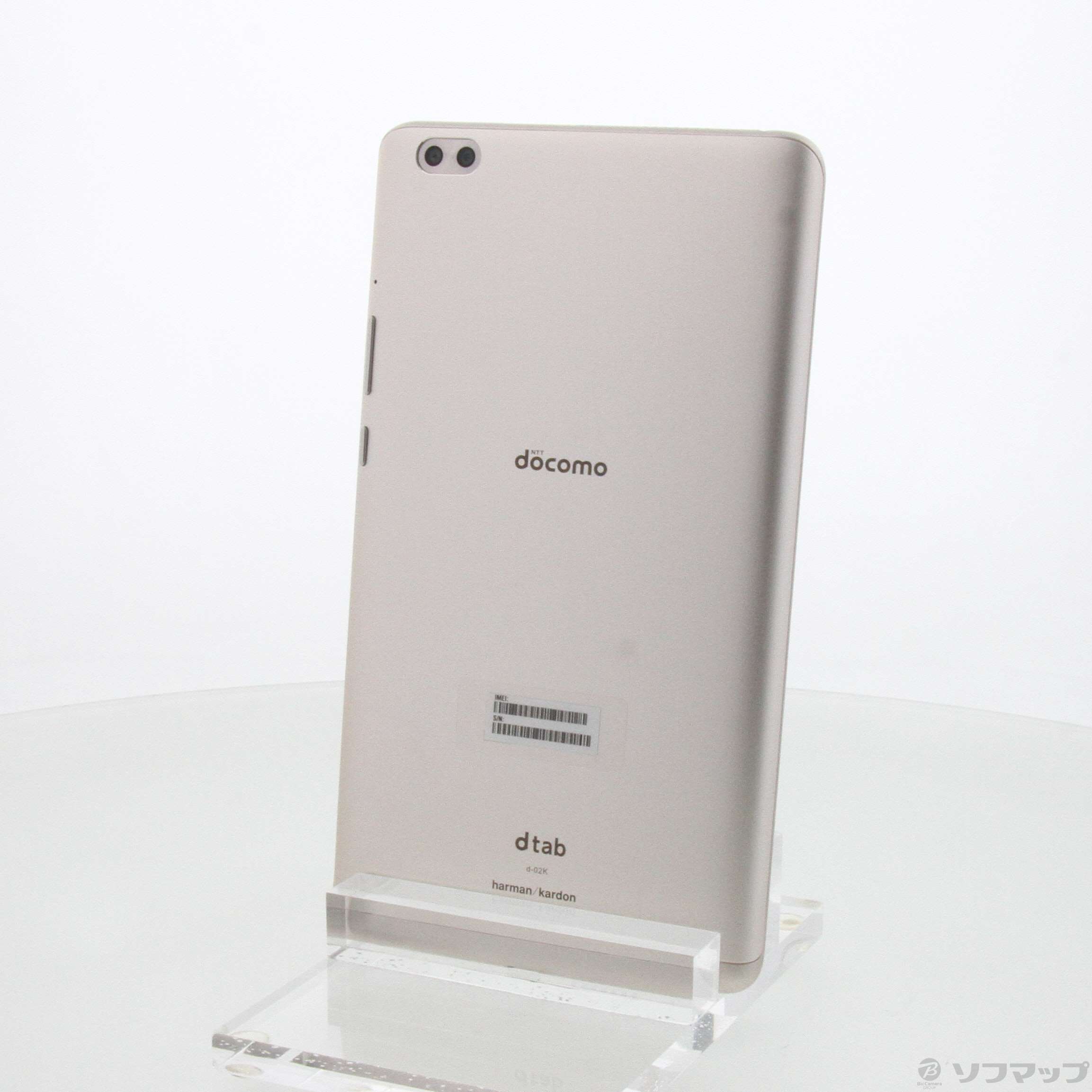 中古】dtab compact 32GB ゴールド d-02K docomo [2133053439317