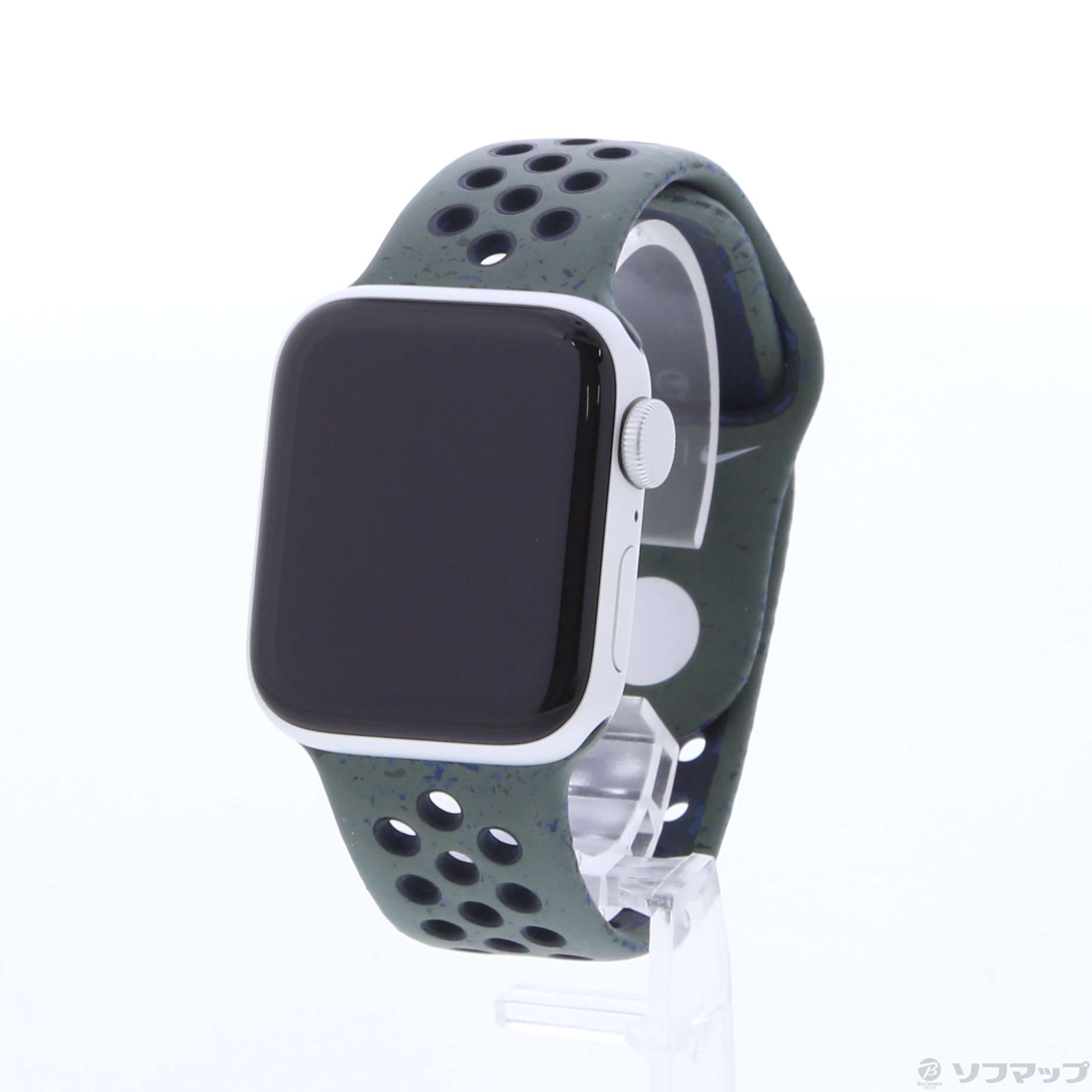Apple Watch SE 第2世代 GPS 40mm シルバーアルミニウムケース カーゴカーキNikeスポーツバンド