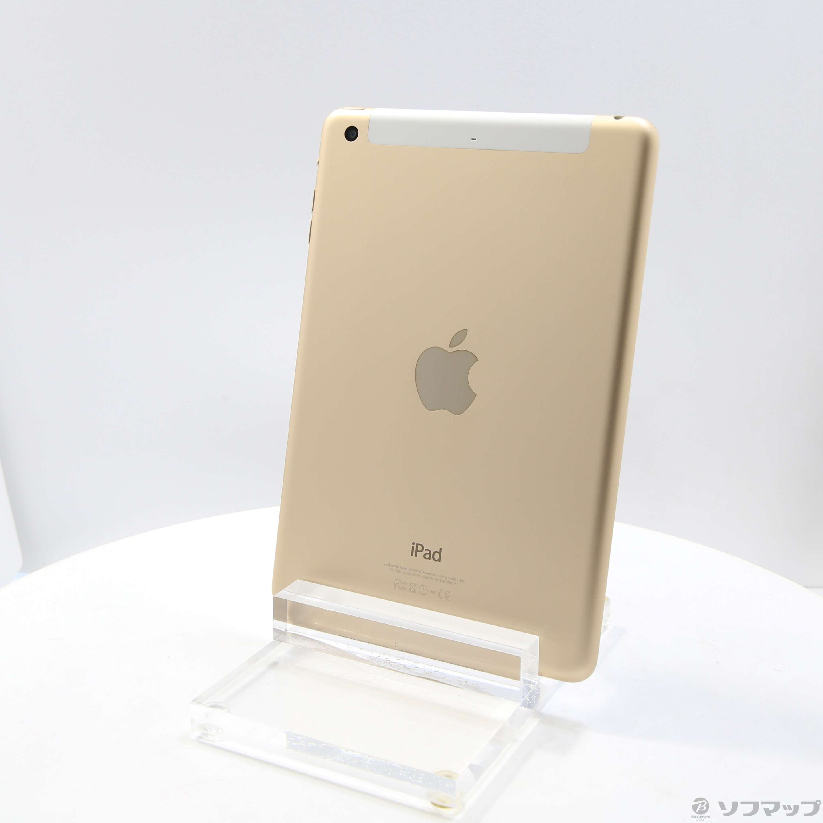 Apple iPad mini 第３世代 ゴールド 本体 中古】iPad mini 3 16GB ゴールド MGYR2J／A docomo ［7.9インチ