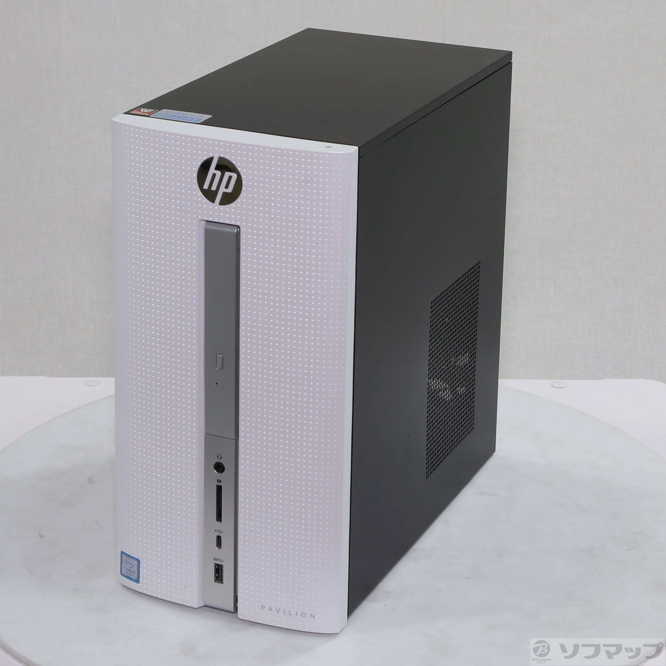 HP Pavilion 570-p053jp Y0P75AA#ABJ 〔Windows 10〕 ［Core i5 7400  (3GHz)／8GB／2TB／SSD256GB／］