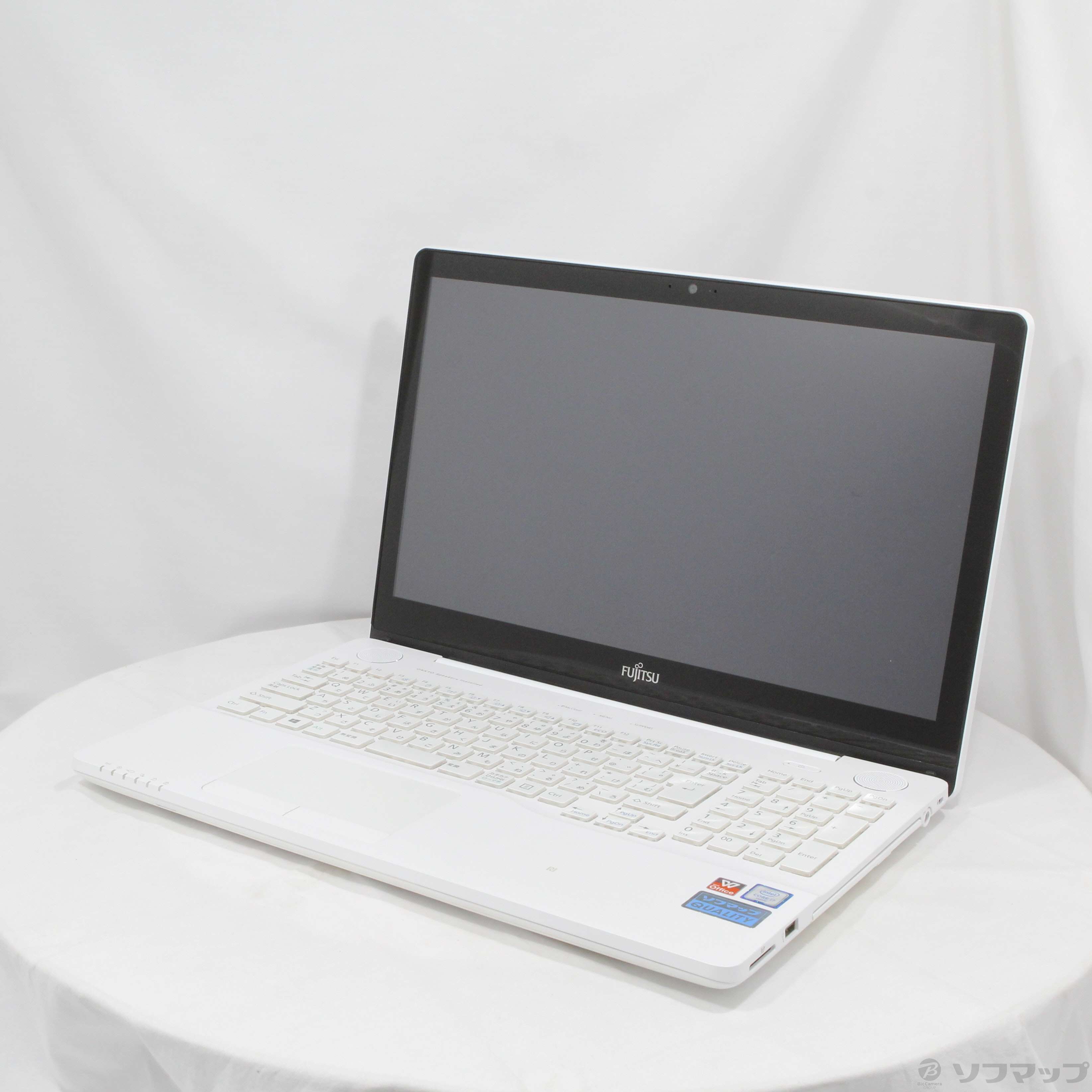 中古】LIFEBOOK AH77／W FMVA77WW プレミアムホワイト 〔Windows 10