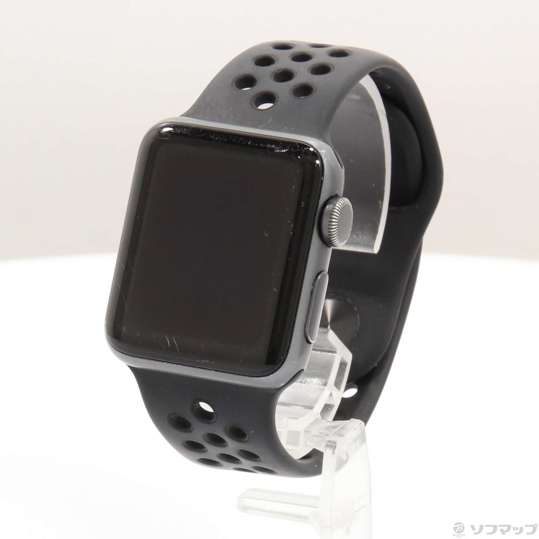 中古】Apple Watch Series 3 Nike+ GPS 38mm スペースグレイアルミニウムケース アンスラサイト／ブラックNikeスポーツバンド  [2133053597550] - リコレ！|ビックカメラグループ ソフマップの中古通販サイト