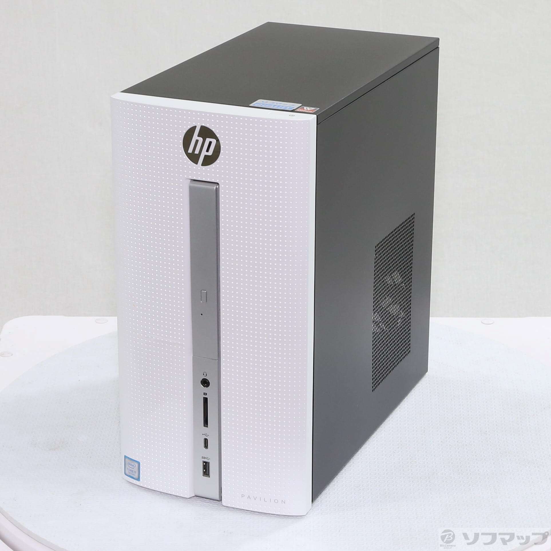 HP Pavilion 570-p075jp Y0P77AA#ABJ 〔Windows 10〕 ［Core-i7-7700  (3.6GHz)／16GB／HDD1TB／］