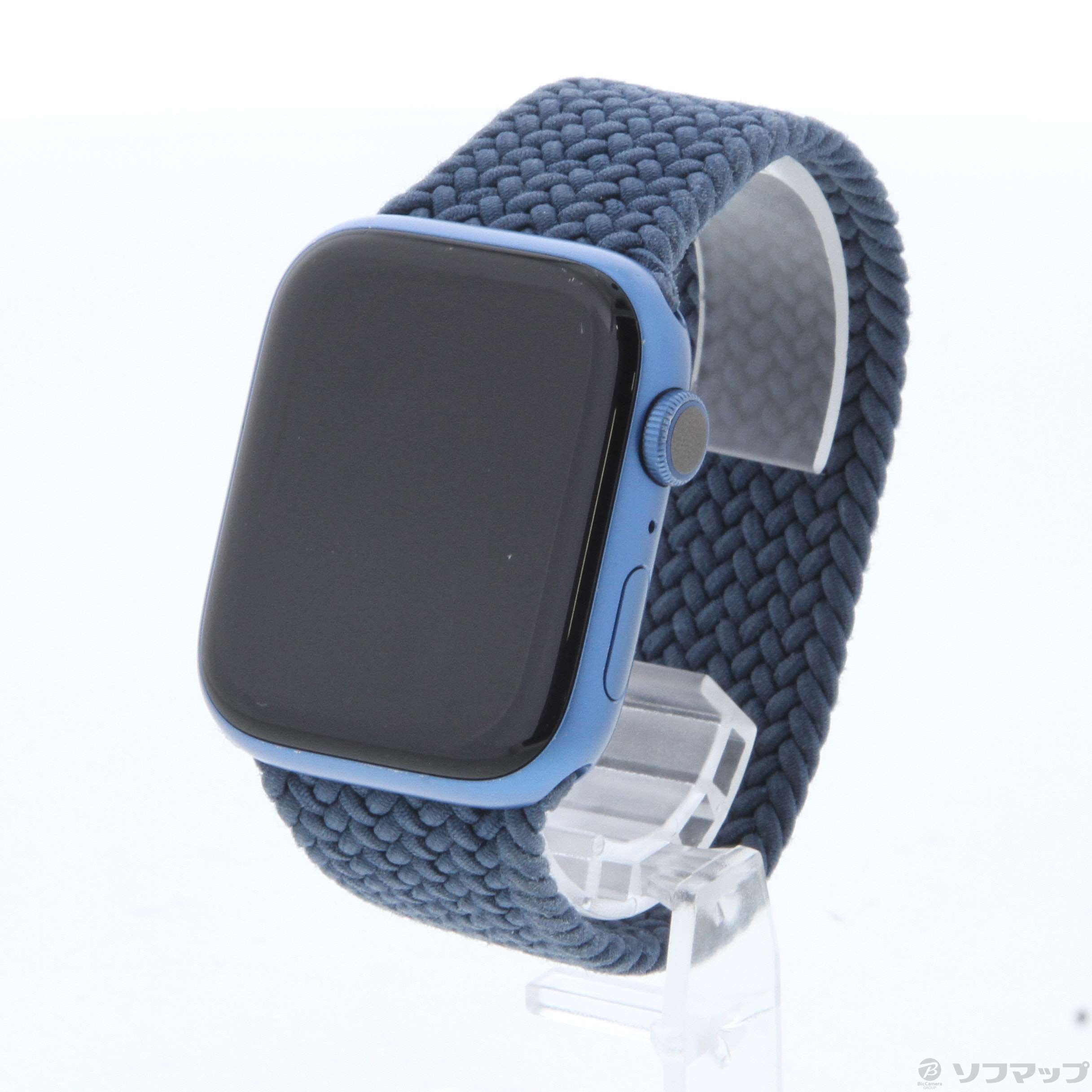 Apple Watch 販売 edition 7 GPS +ceilular 45mmチタンケースとアビスブルー/モスグリーンスポーツループ！