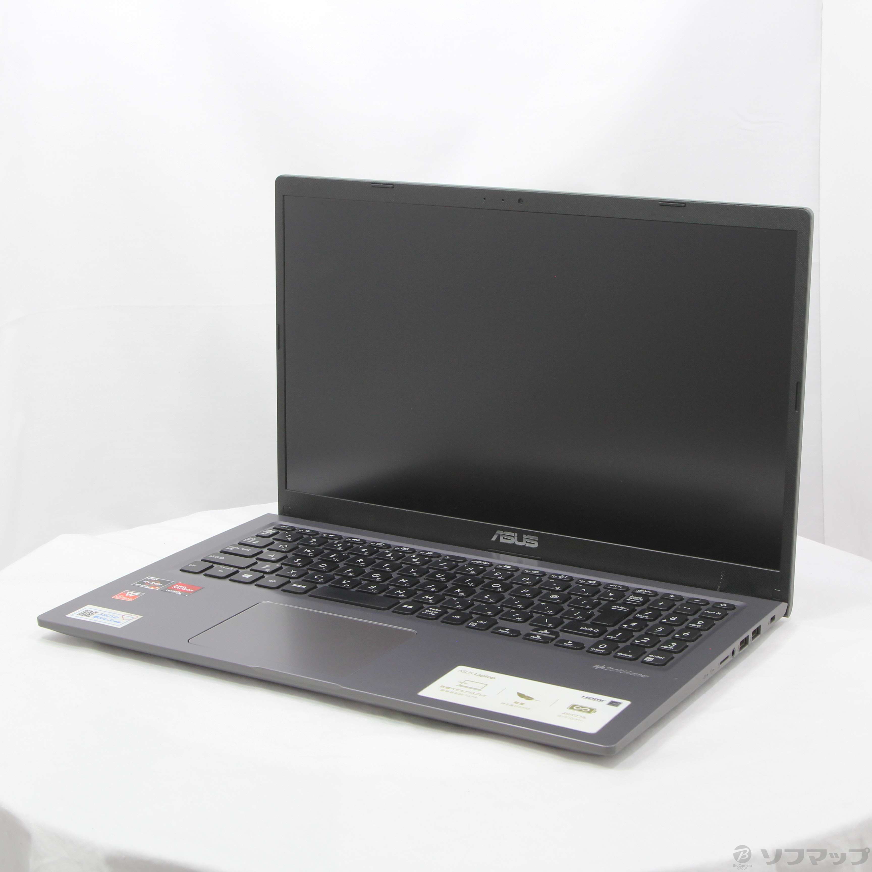 中古】ASUS M515UA M515UA-BQ218T スレートグレー ［AMD Ryzen 7 5700U (1.8GHz)／8GB／SSD512GB／15.6インチワイド］  [2133054183356] - リコレ！|ビックカメラグループ ソフマップの中古通販サイト