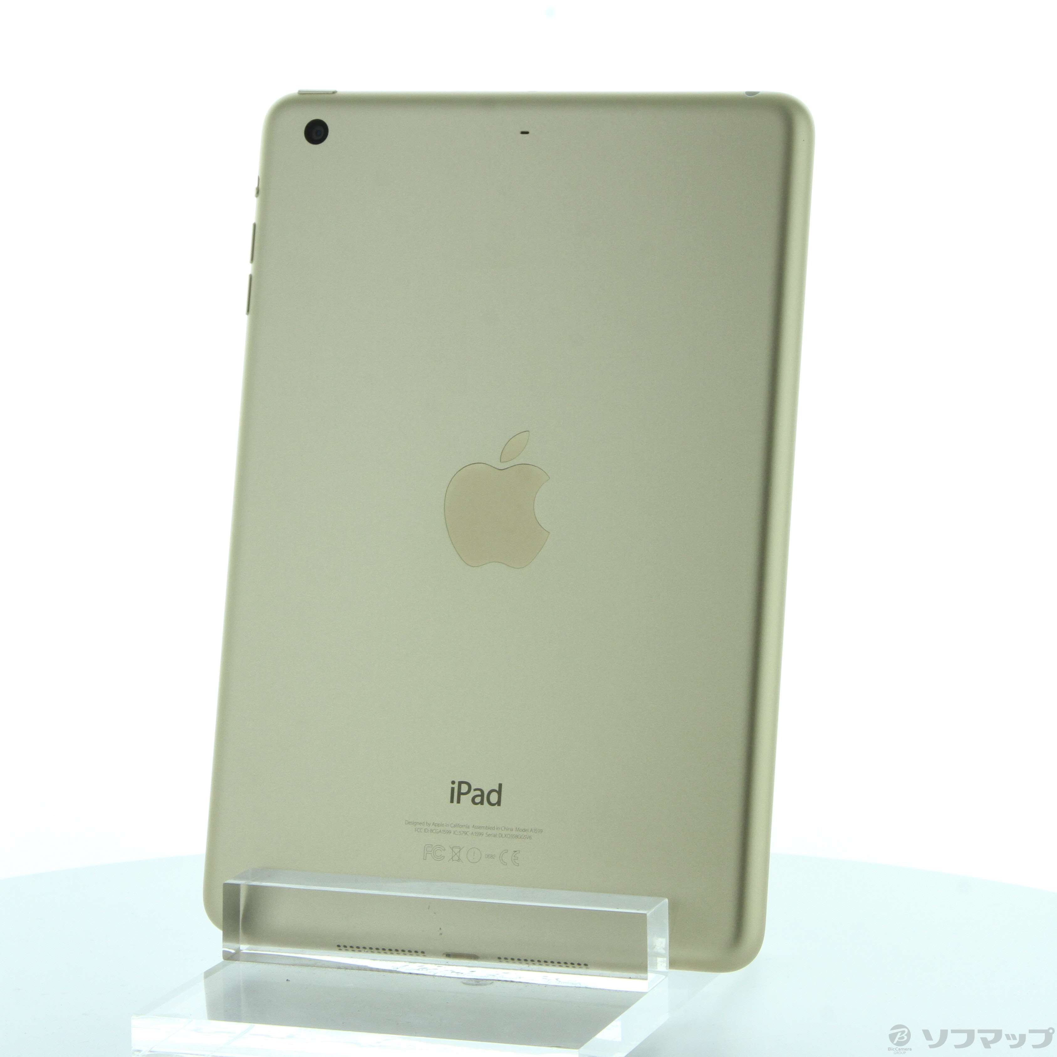 中古】iPad mini 3 64GB ゴールド MGY92J／A Wi-Fi ［7.9インチ液晶 