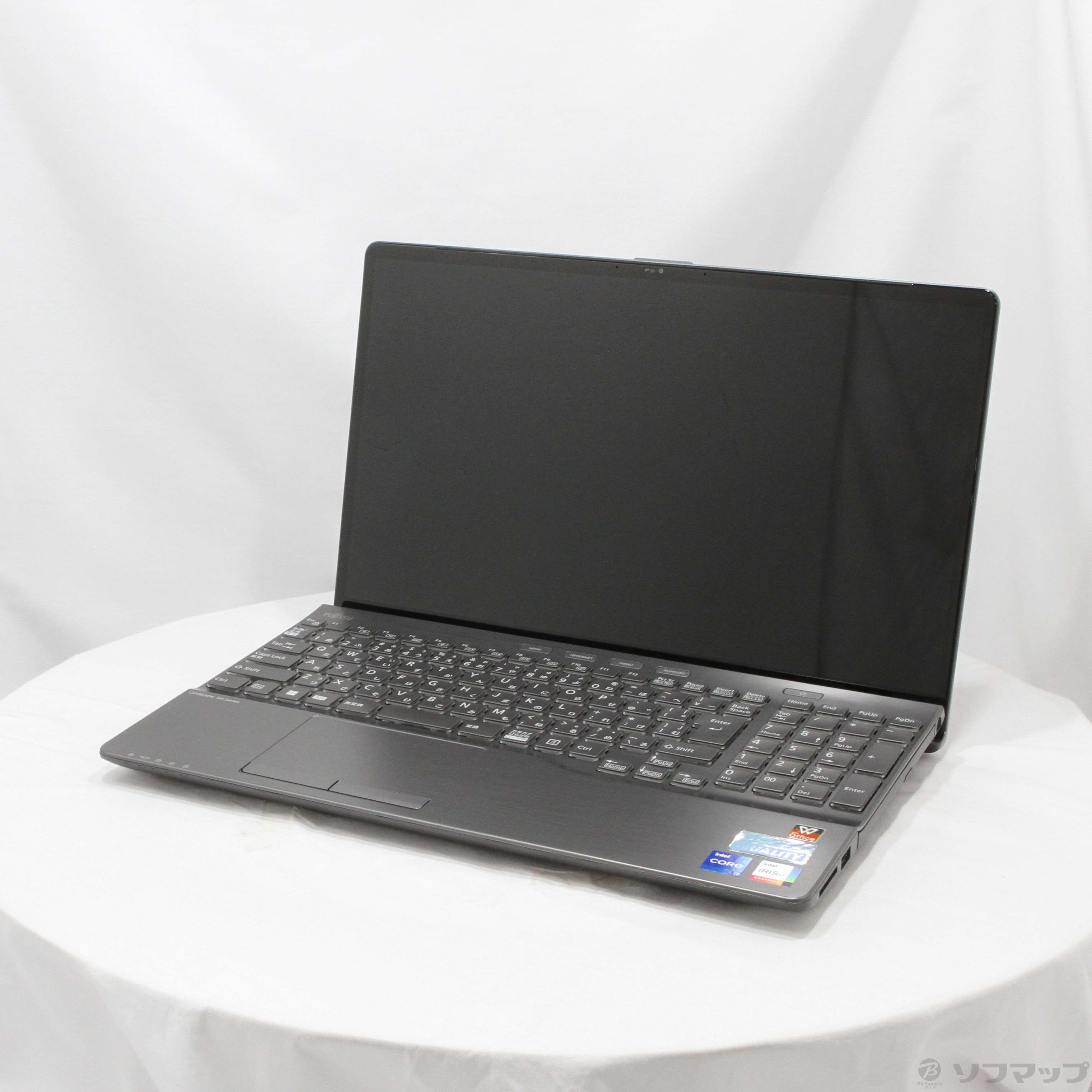 中古】LIFEBOOK AH77／H2 FMVA77H2B ブライトブラック ［Core-i7-1260P (2.1GHz)／16GB／SSD512GB／15.6インチワイド］  [2133054374754] - リコレ！|ビックカメラグループ ソフマップの中古通販サイト