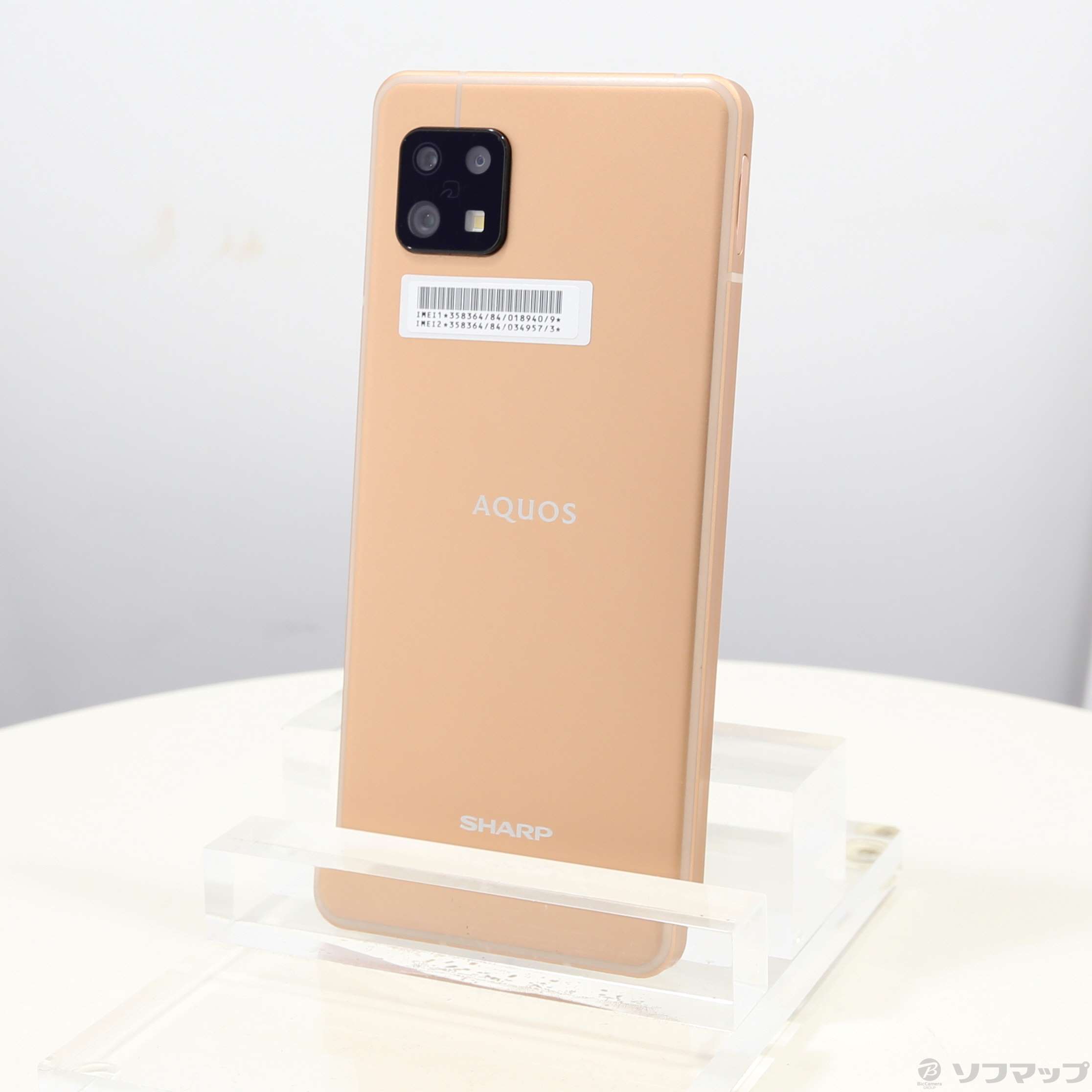 【中古】AQUOS sense6s ジャパネット版 64GB ライトカッパー SHWJD1 SIMフリー 〔ネットワーク利用制限 〕  [2133054393816] - リコレ！|ビックカメラグループ ソフマップの中古通販サイト