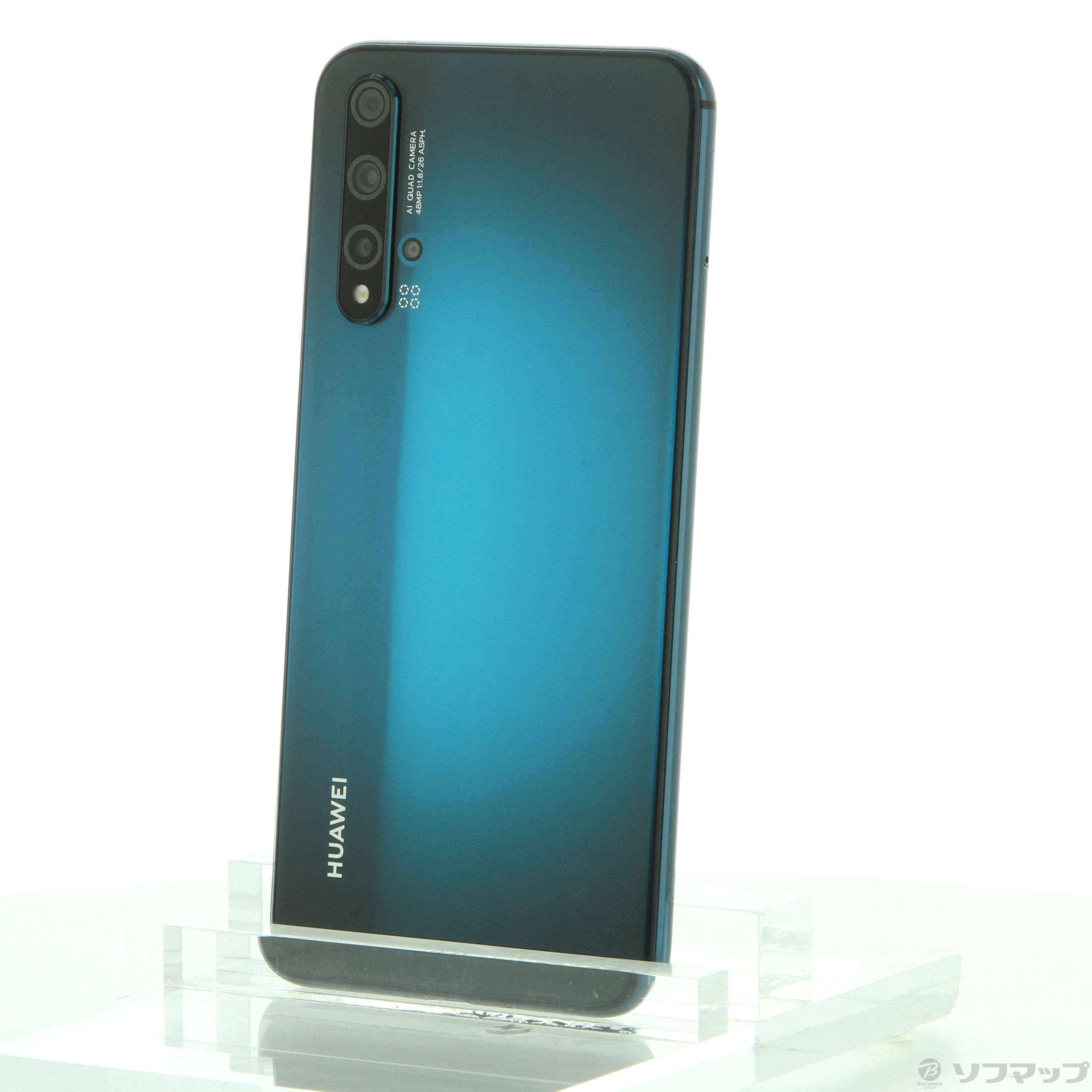 Huawei nova 5T 128GB YAL-21 ブルー中古品です