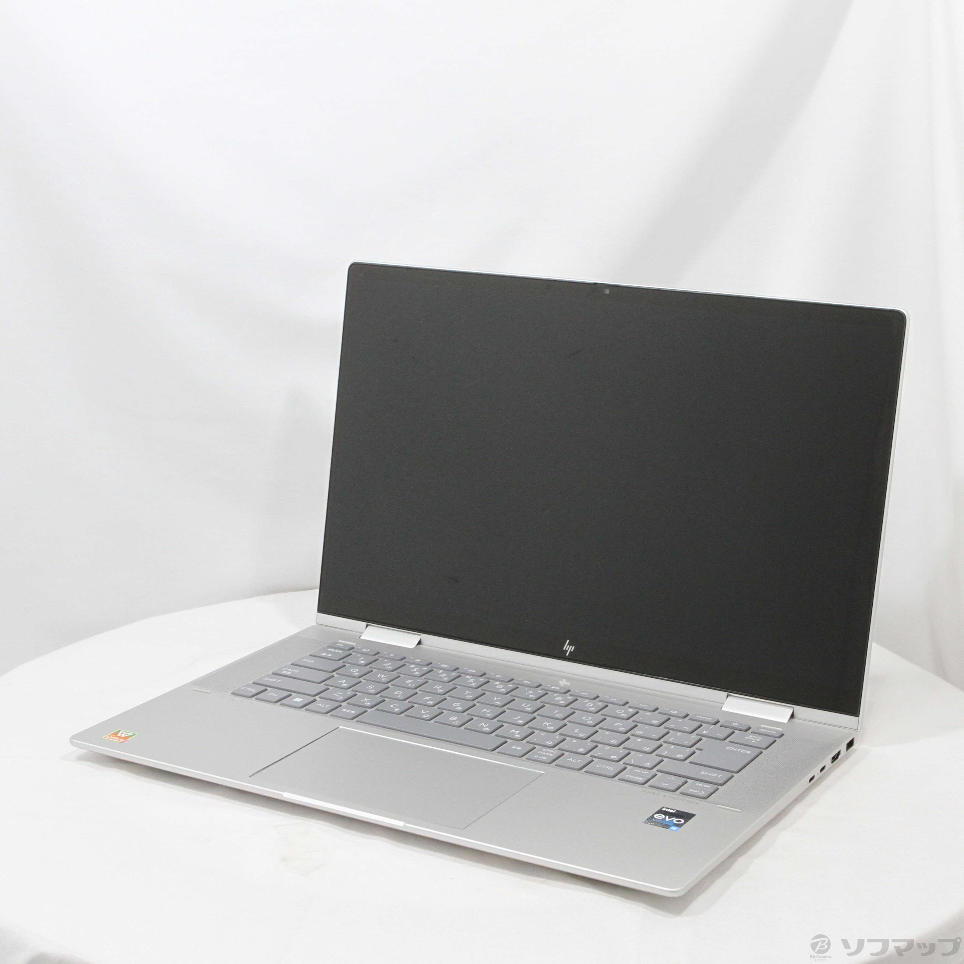 【中古】〔展示品〕 HP ENVY x360 15-fe0000 G1 832Q5PA-AAAA ナチュラルシルバー ［Core-i5-1335U  (1.3GHz)／16GB／SSD512GB／15.6インチワイド］ [2133055015762] - リコレ！|ビックカメラグループ ソフマップの 中古通販サイト