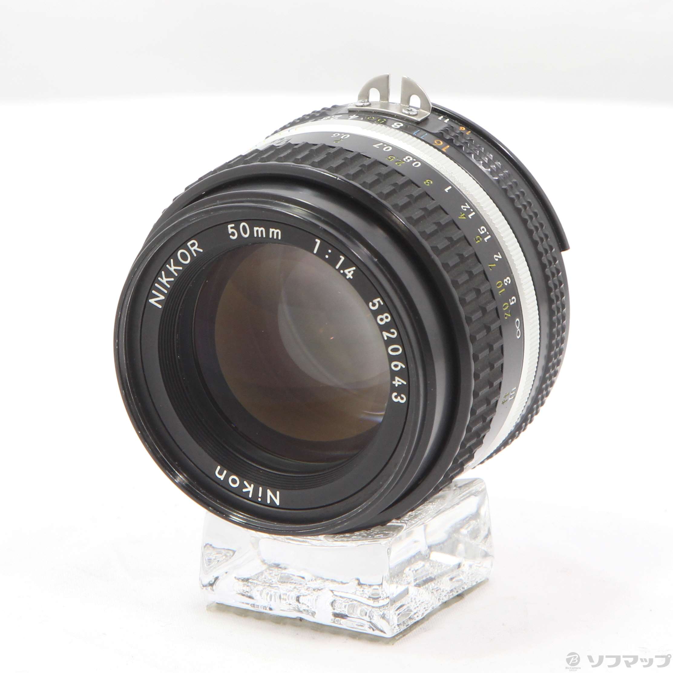 【中古】セール対象品 Ai Nikkor 50mm F1.4 S (マニュアルフォーカスレンズ) [2133055033759] -  リコレ！|ビックカメラグループ ソフマップの中古通販サイト