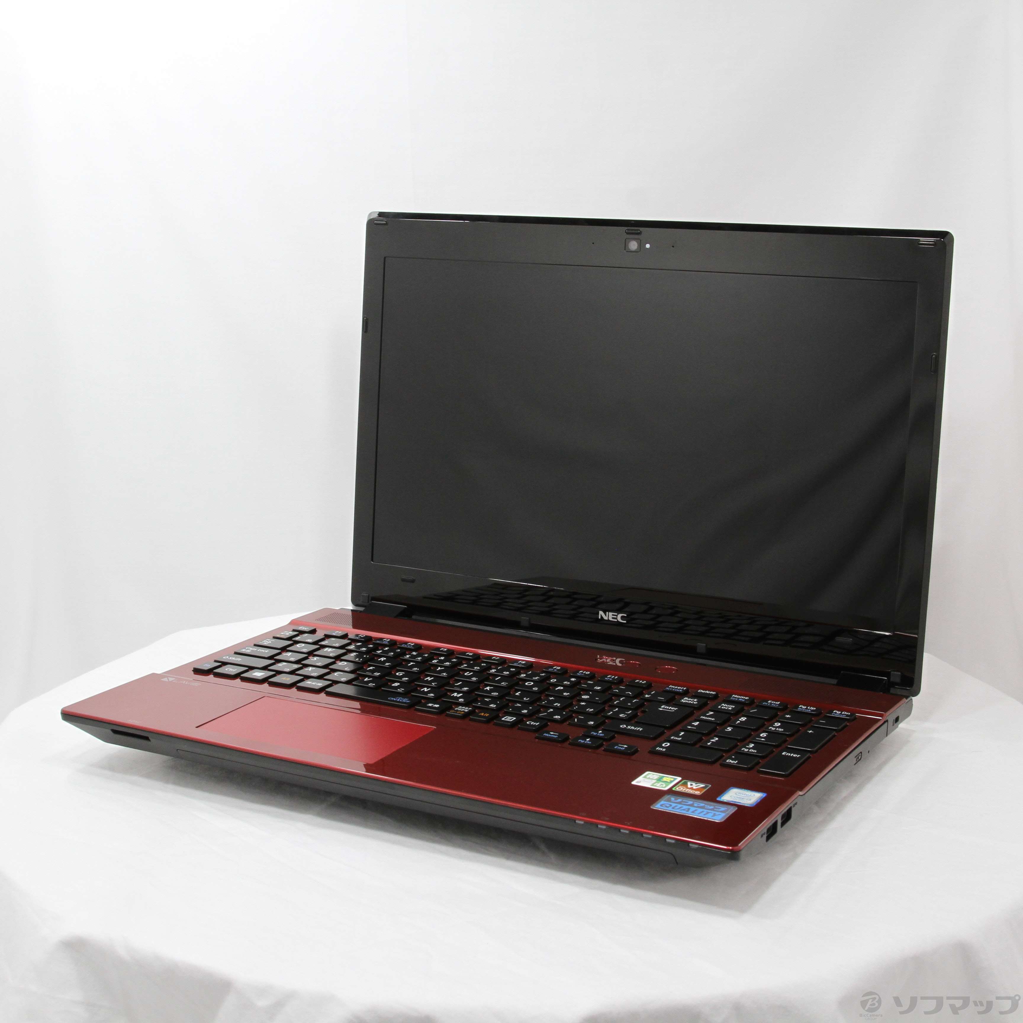 中古】格安安心パソコン LaVie Note Standard PC-NS350HAR クリスタルレッド 〔Windows 10〕  ［Core-i3-7100U (2.4GHz)／4GB／HDD1TB／15.6インチワイド］ [2133055132223] -  法人専用リコレ！|ソフマップの法人専用中古通販サイト