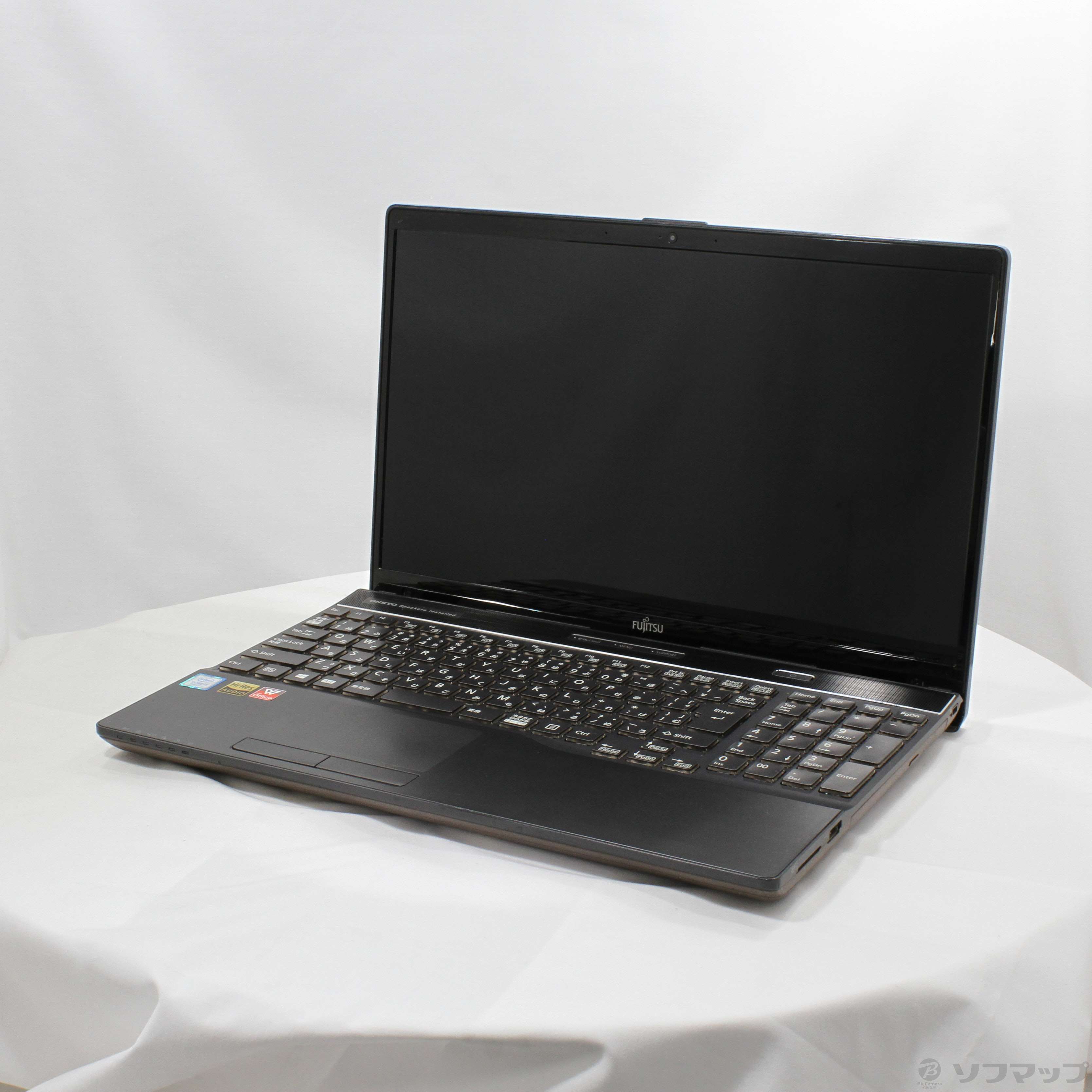 LIFEBOOK AH52／C2 FMVA52C2BB ブライトブラック 〔Windows 10〕 ［Core-i5-8250U  (1.6GHz)／8GB／SSD256GB／15.6インチワイド］