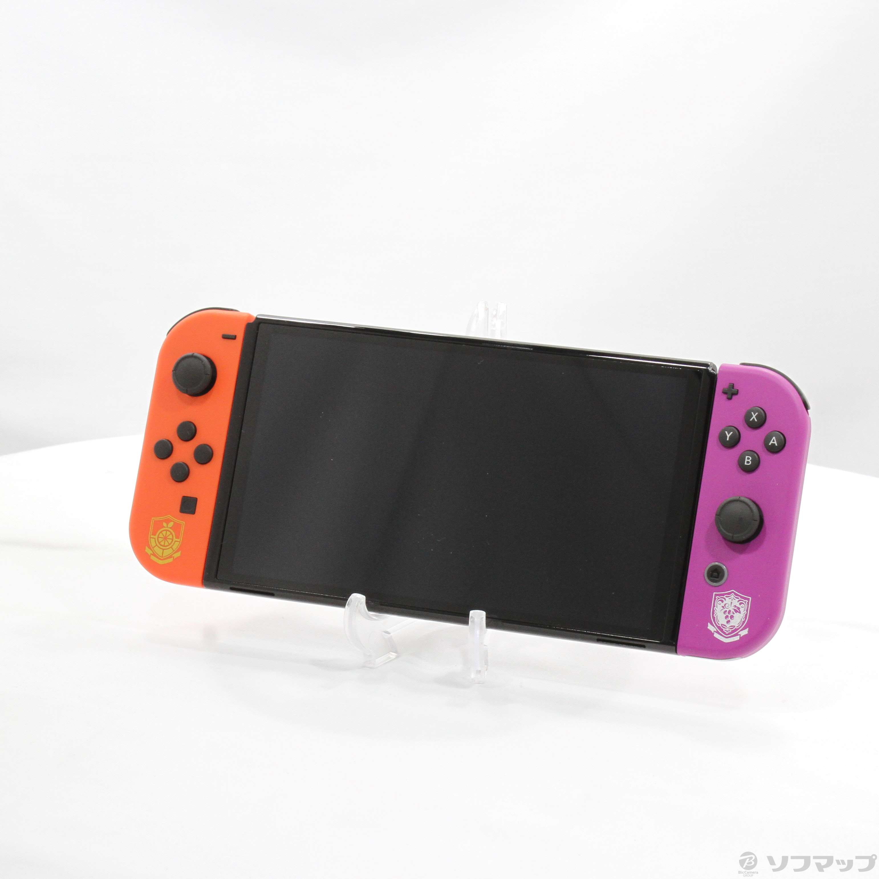 中古】Nintendo Switch 有機ELモデル スカーレット・バイオレット 