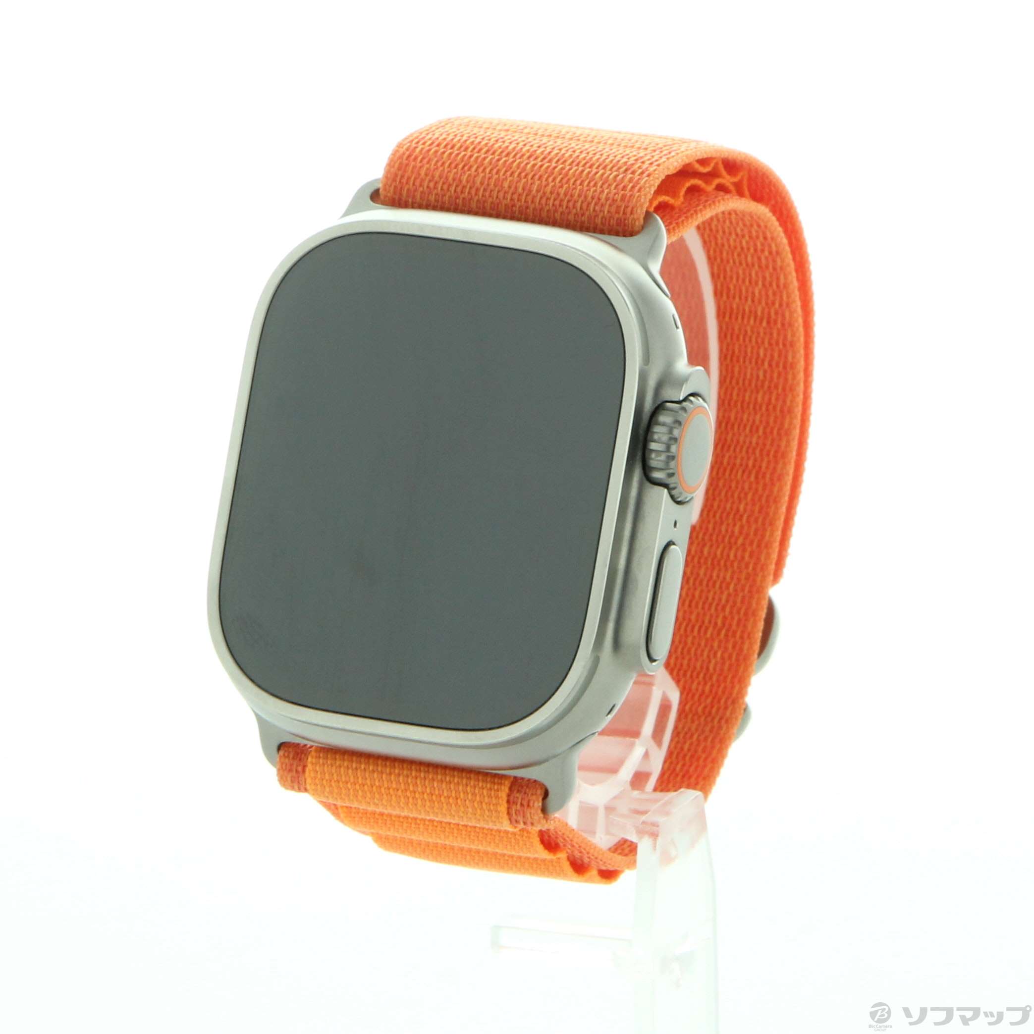 中古】セール対象品 Apple Watch Ultra GPS + Cellular 49mm チタニウムケース オレンジアルパインループ  [2133055585609] - リコレ！|ビックカメラグループ ソフマップの中古通販サイト