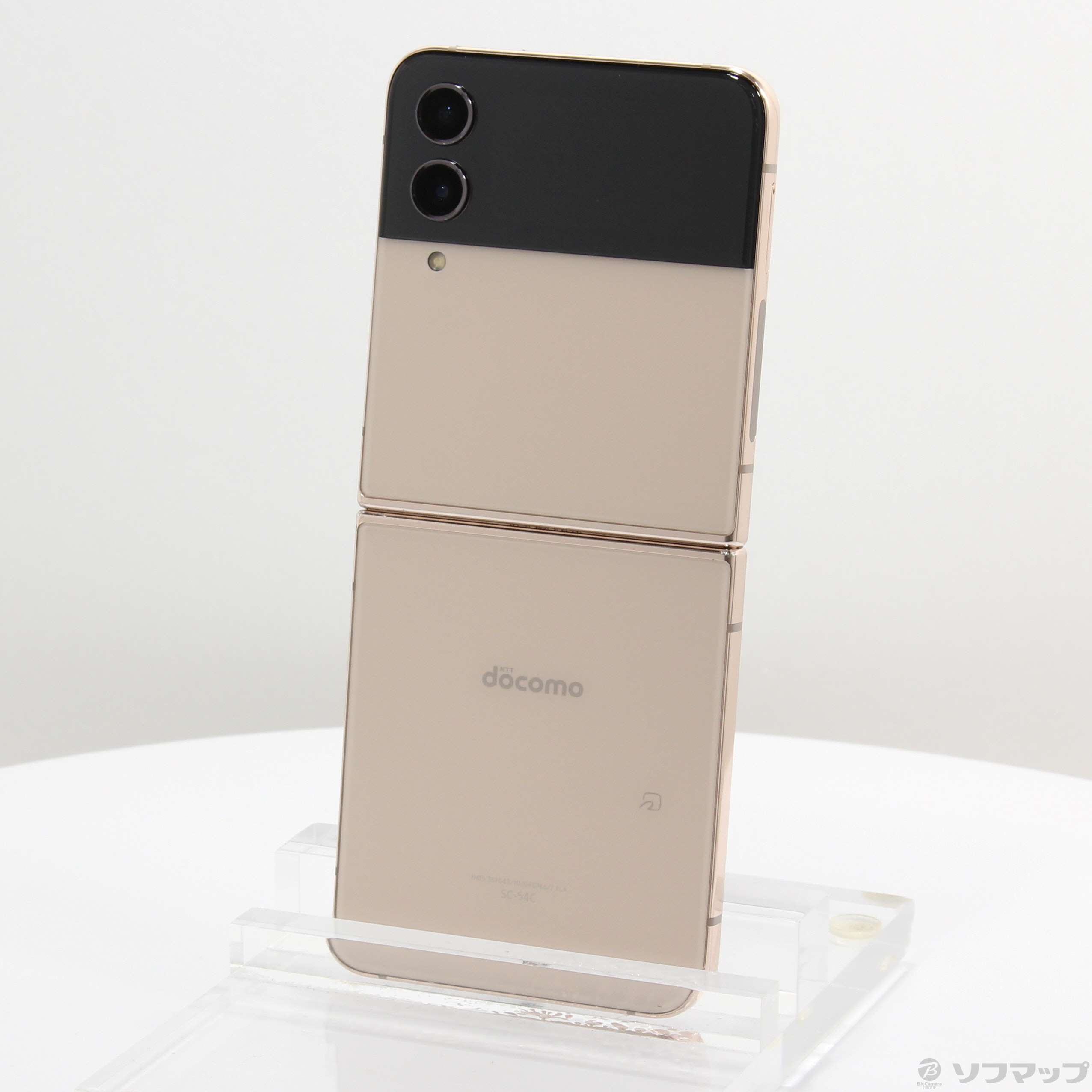 【中古】Galaxy Z Flip4 128GB ピンクゴールド SC-54C docomo SIMフリー [2133055890581] -  リコレ！|ビックカメラグループ ソフマップの中古通販サイト