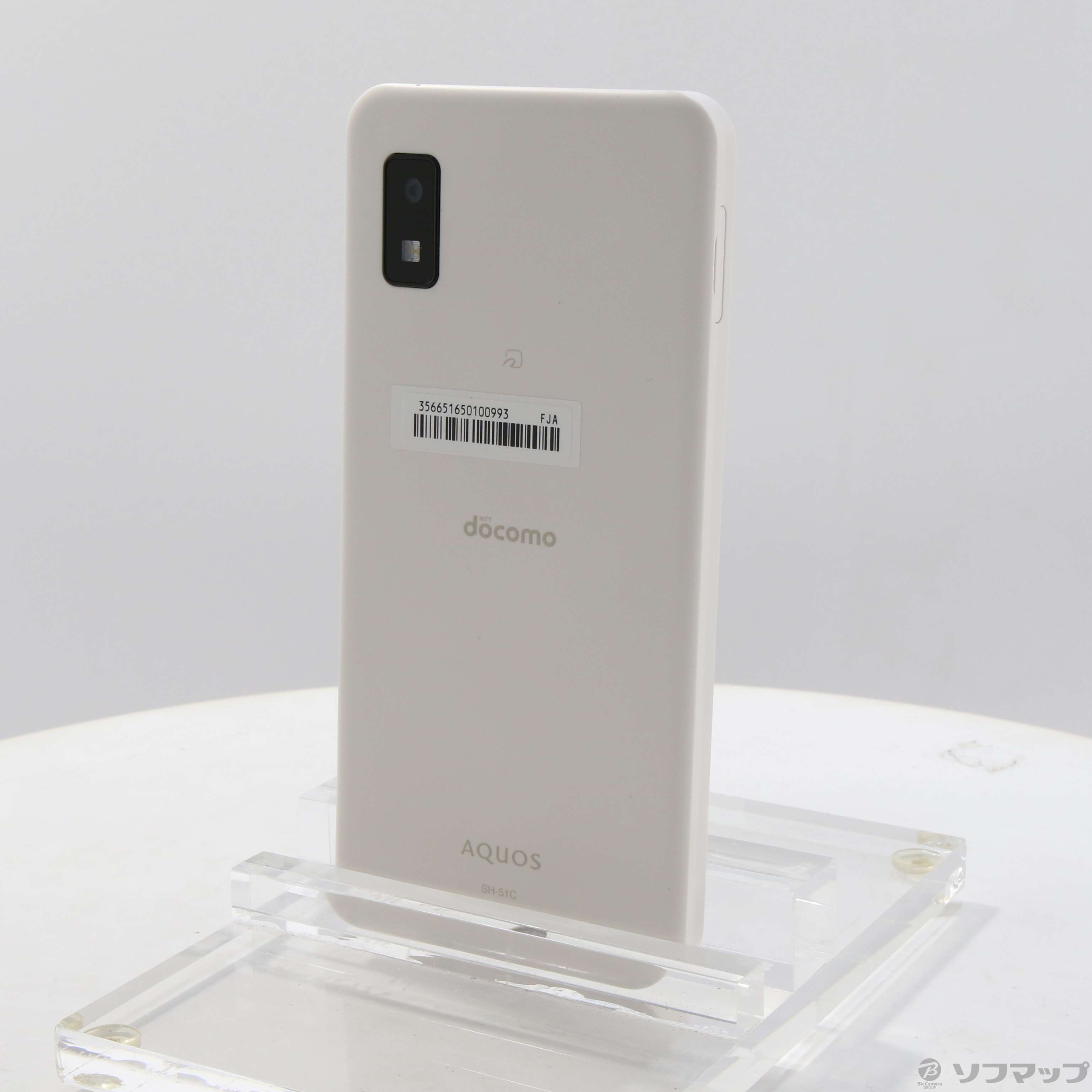中古】AQUOS wish2 64GB ホワイト SH-51C docomo SIMフリー