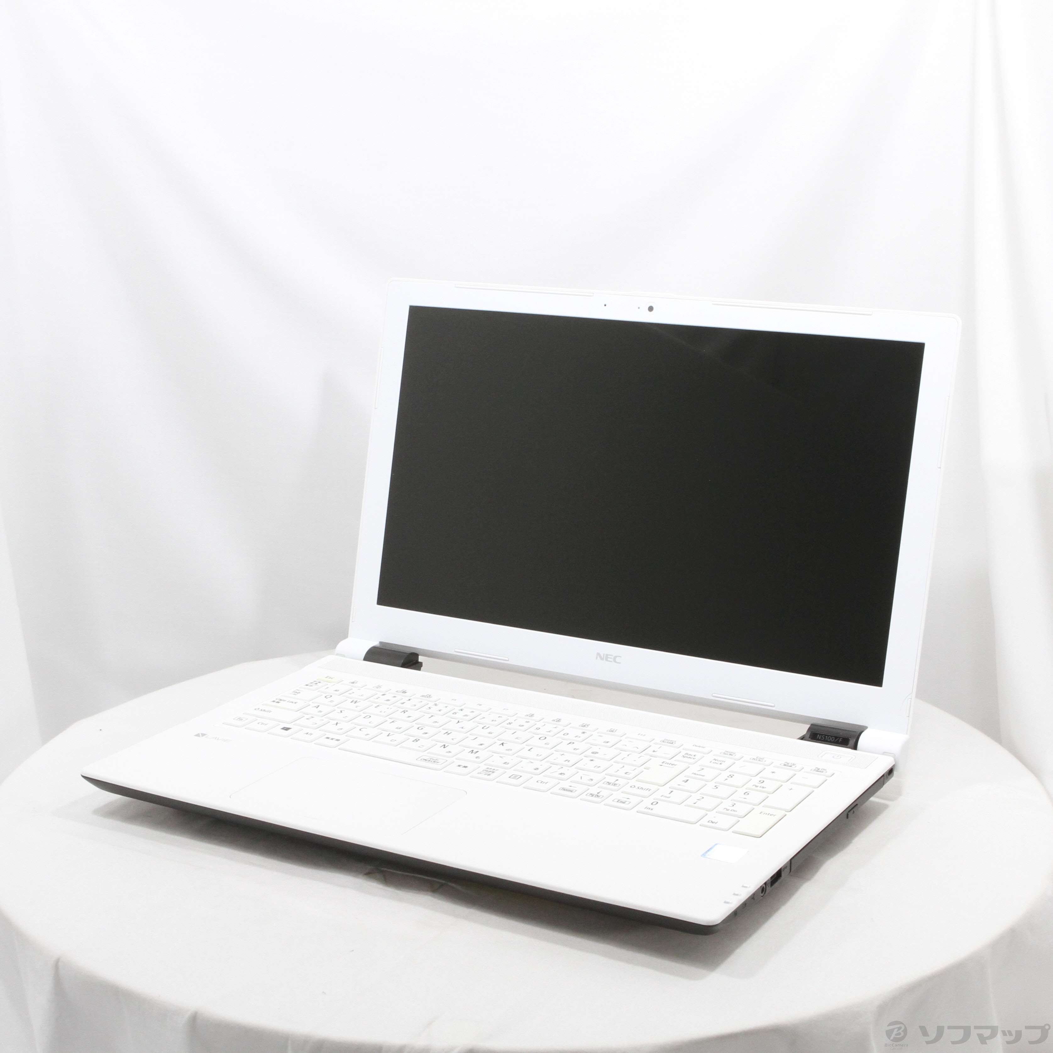 NEC ノートパソコン LAVIE NS PC-NS100F2W/中古特価良品 中古】LaVie Note Standard PC-NS100F2W-H4 ホワイト 〔Windows 10