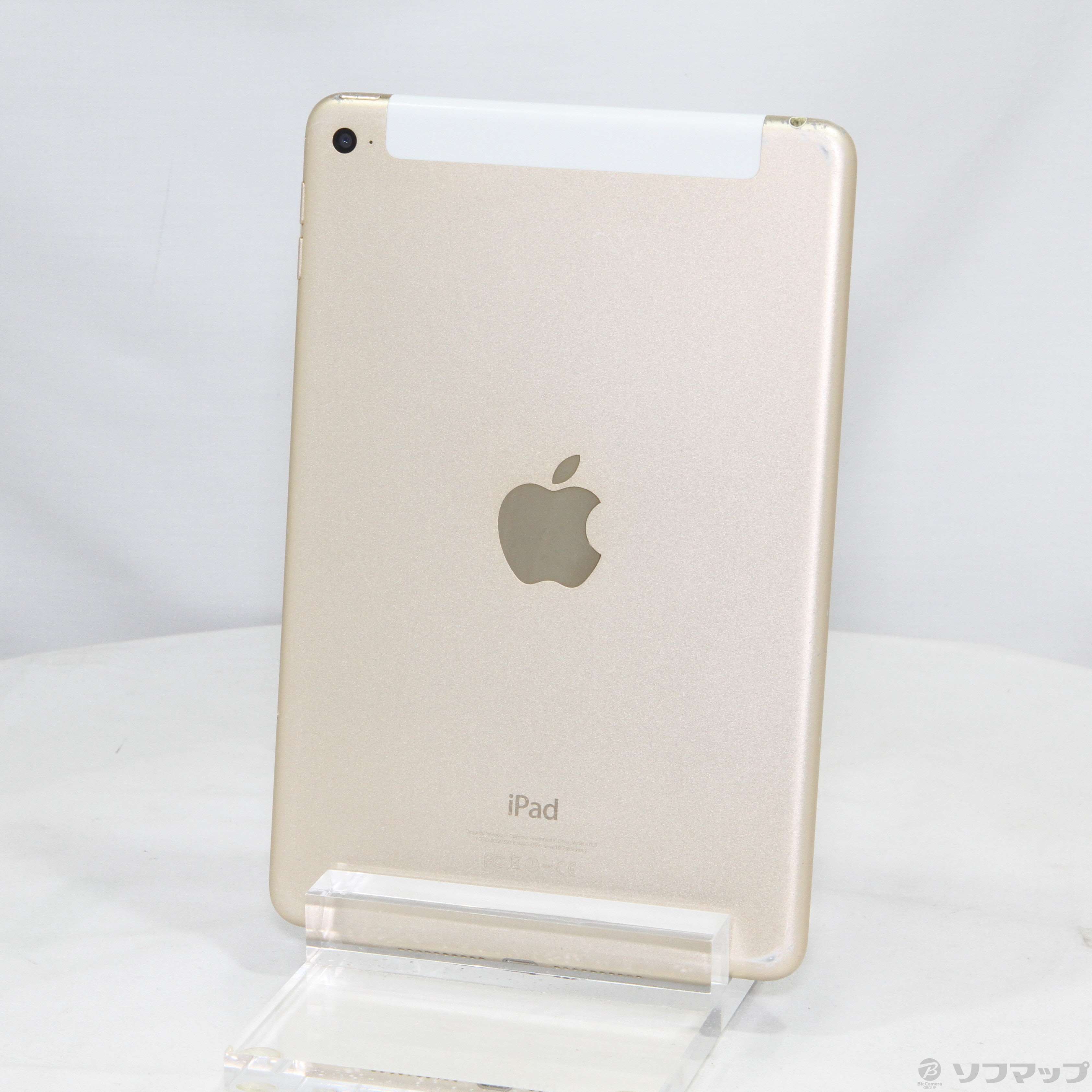 中古】iPad mini 4 128GB ゴールド MK782J／A docomoロック解除SIM