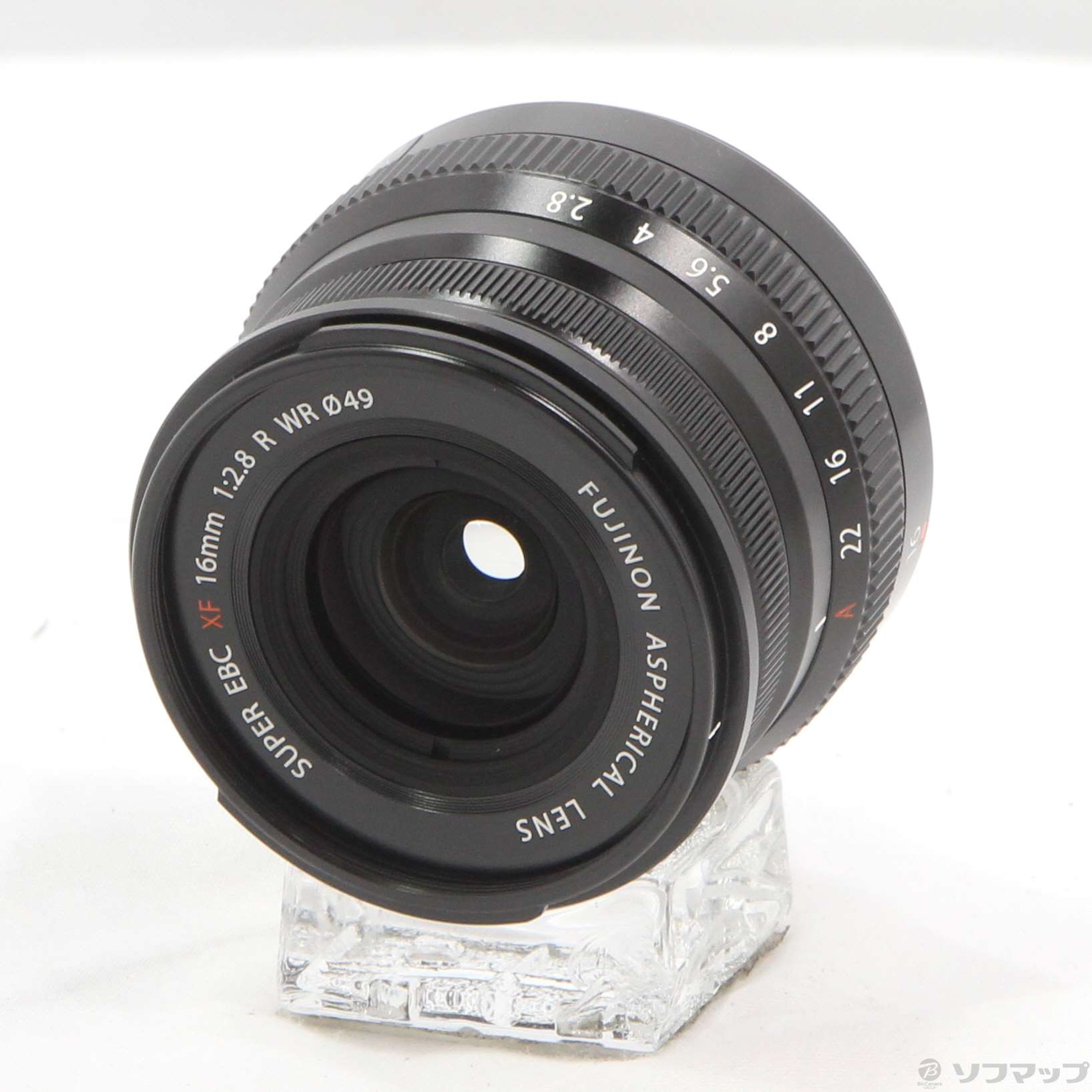 【中古】フジノンレンズ XF16mmF2.8 R WR ブラック [2133056574992] - リコレ！|ビックカメラグループ  ソフマップの中古通販サイト