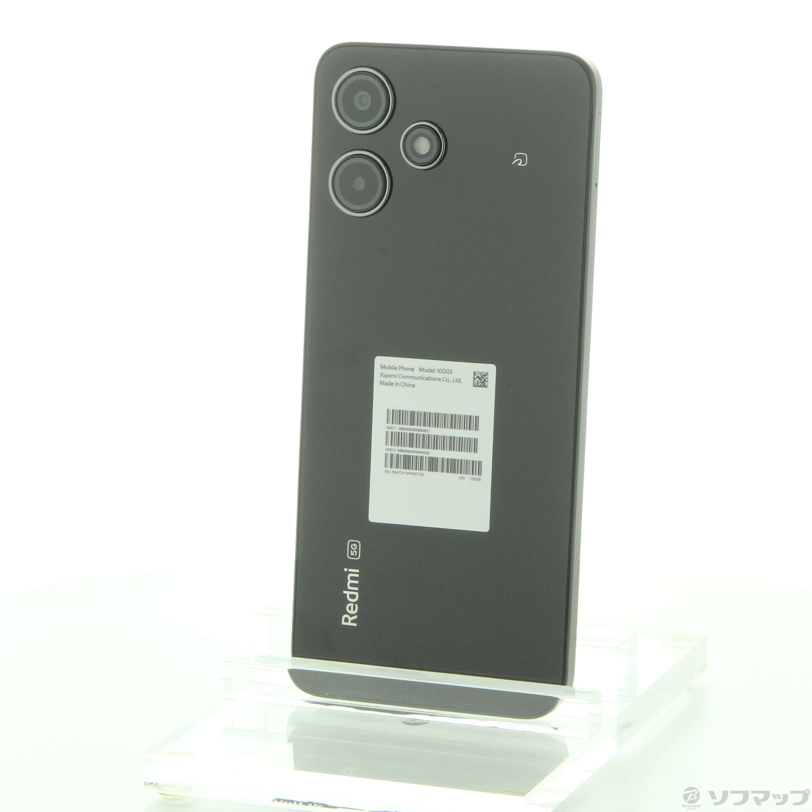 中古】Redmi 12 5G 128GB ミッドナイトブラック XIG03 au SIMフリー [2133056623195] -  リコレ！|ビックカメラグループ ソフマップの中古通販サイト