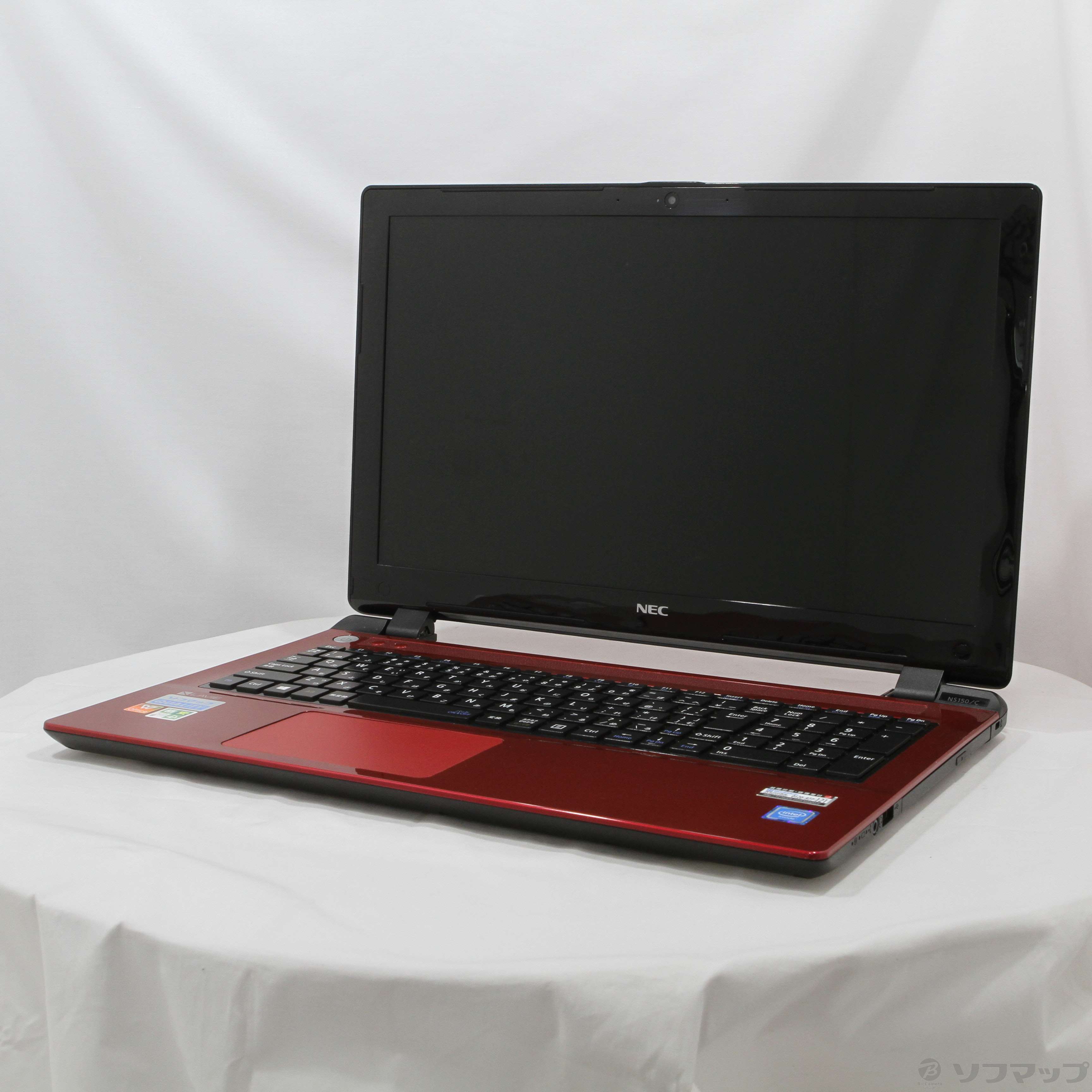 ノートパソコン　ルミナスレッドNEC　Lavie　NS150/H　SSD128G ノートパソコン ルミナスレッドNEC Lavie NS150/H SSD128G