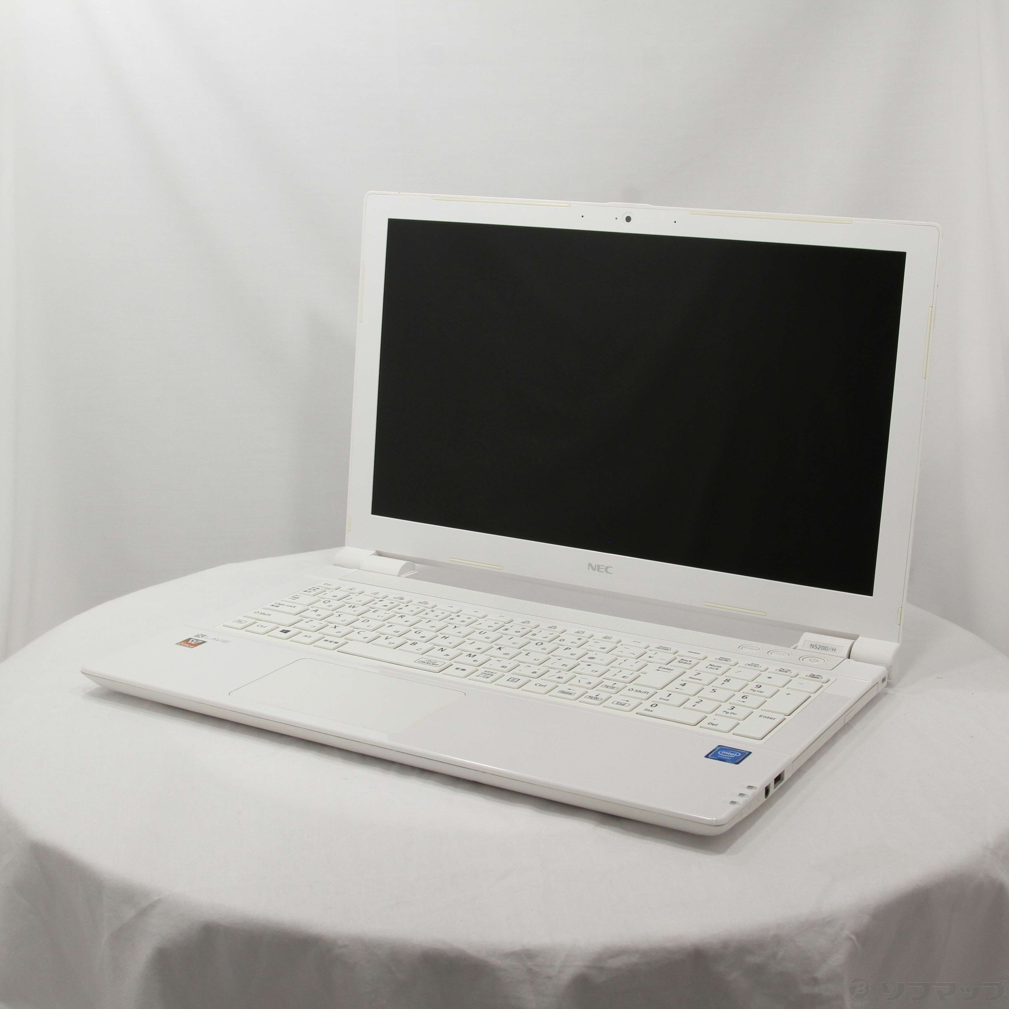 中古】LaVie Note Standard NS200／HAW PC-NS200HAW エクストラホワイト 〔Windows 10〕  ［Celeron 3865U (1.8GHz)／4GB／HDD1TB／15.6インチワイド］ [2133056769152] -  リコレ！|ビックカメラグループ ソフマップの中古通販サイト