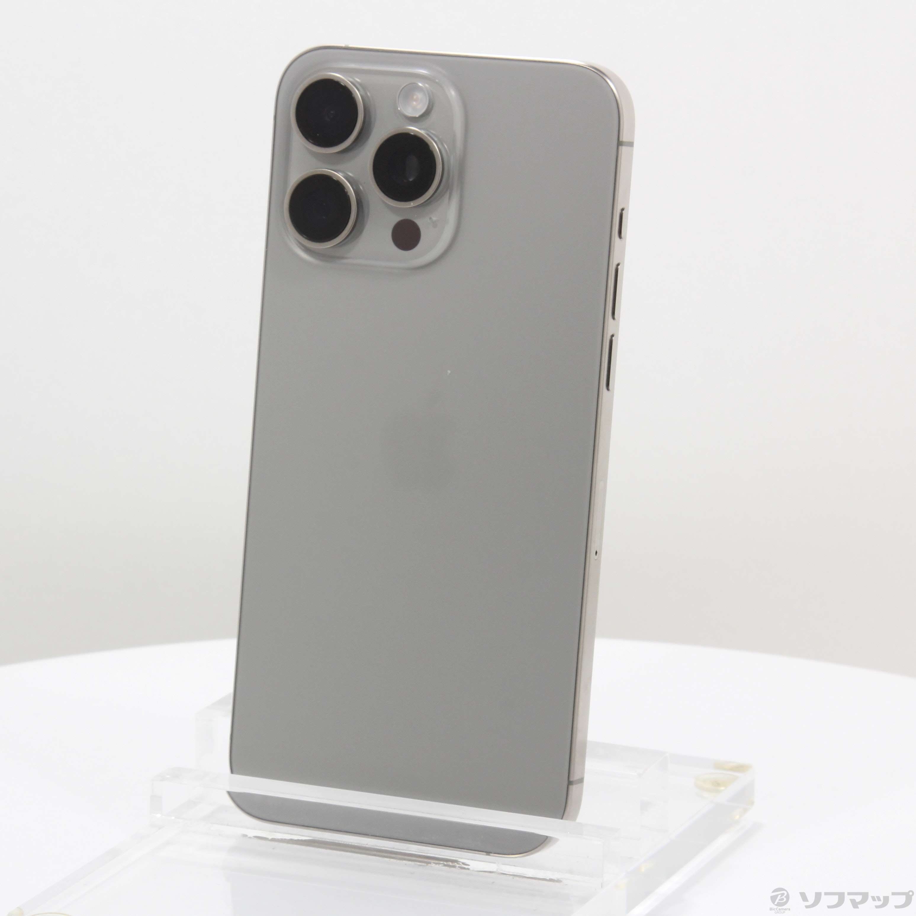 中古】iPhone15 Pro Max 256GB ナチュラルチタニウム 3M742J／A SIMフリー [2133056950826] -  リコレ！|ビックカメラグループ ソフマップの中古通販サイト