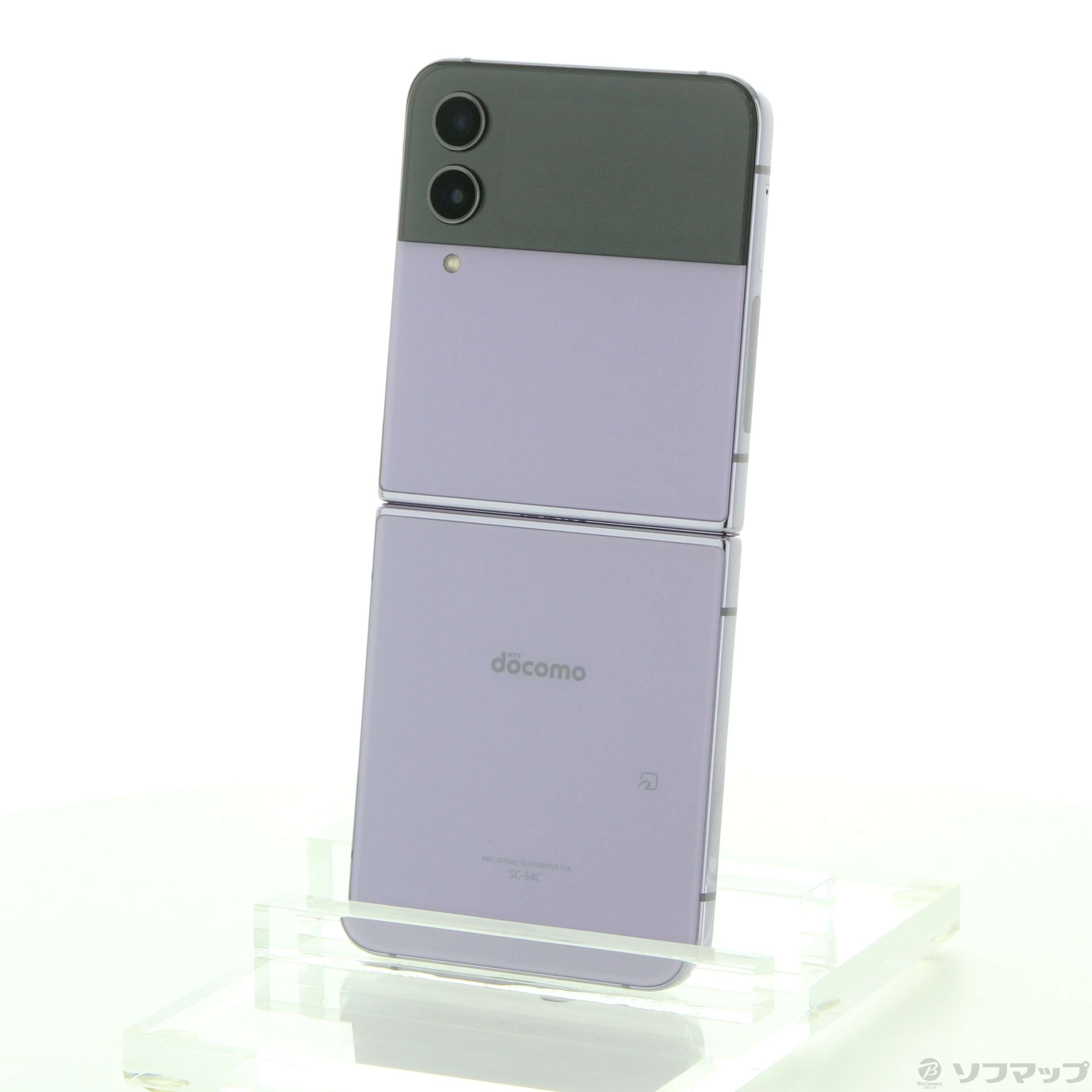 【中古】Galaxy Z Flip4 128GB ボラパープル SC-54C docomo SIMフリー [2133057090118] -  リコレ！|ビックカメラグループ ソフマップの中古通販サイト