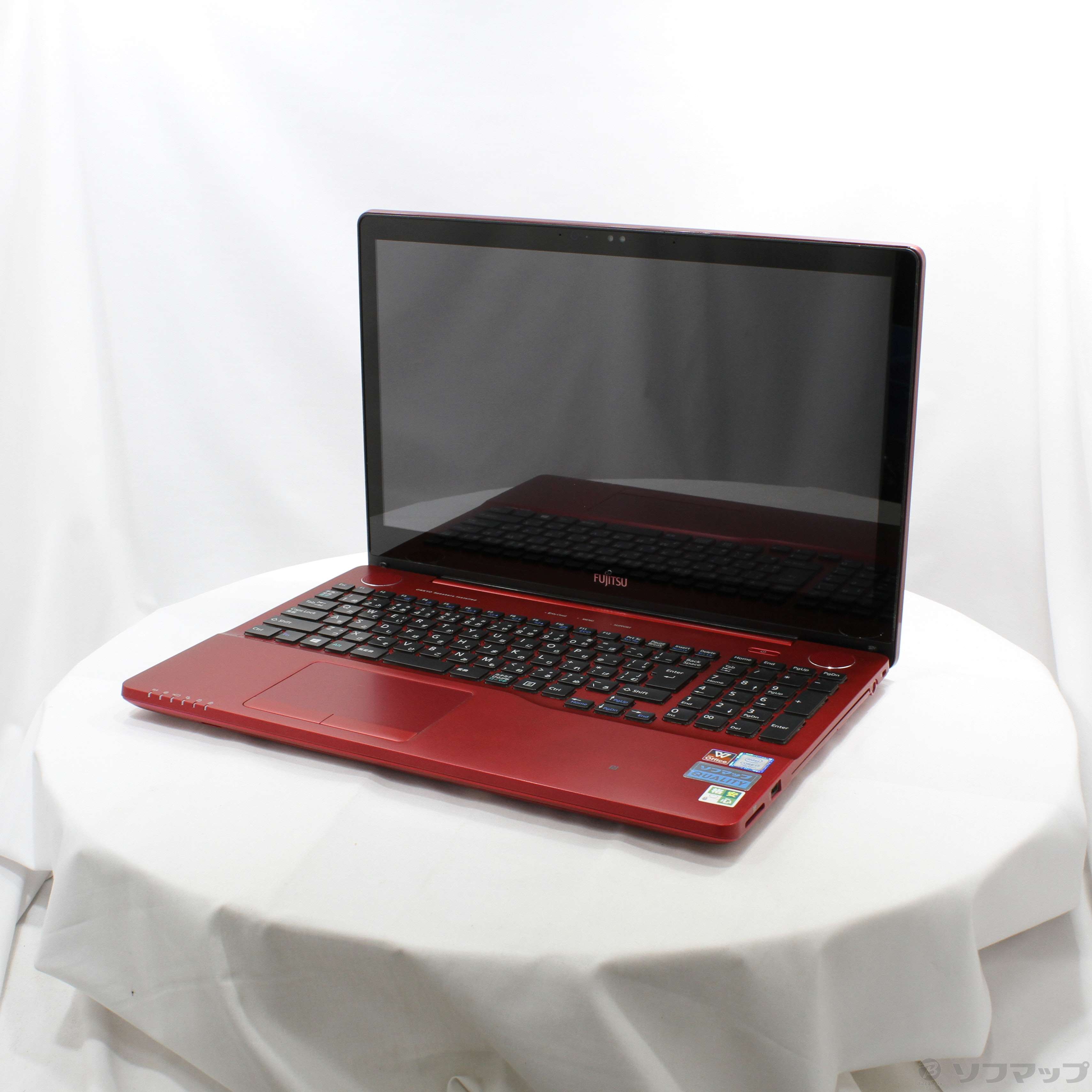 中古】格安安心パソコン LIFEBOOK AH77／B1 FMVA77B1R ガーネットレッド 〔Windows 10〕  [2133057390430] - リコレ！|ビックカメラグループ ソフマップの中古通販サイト