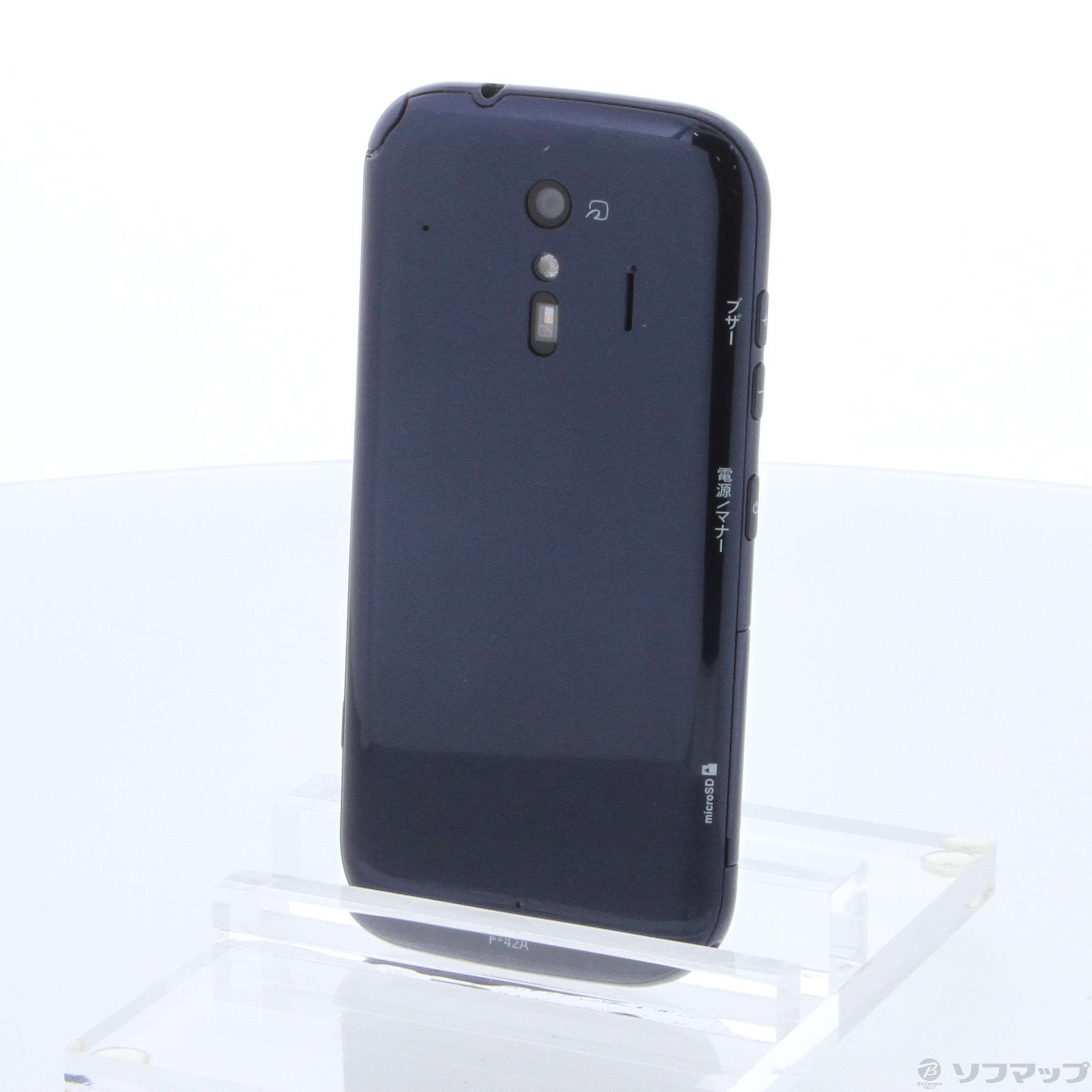 中古】らくらくスマートフォン 32GB ネイビー F-42A docomoロック解除SIMフリー [2133057508736] -  リコレ！|ビックカメラグループ ソフマップの中古通販サイト